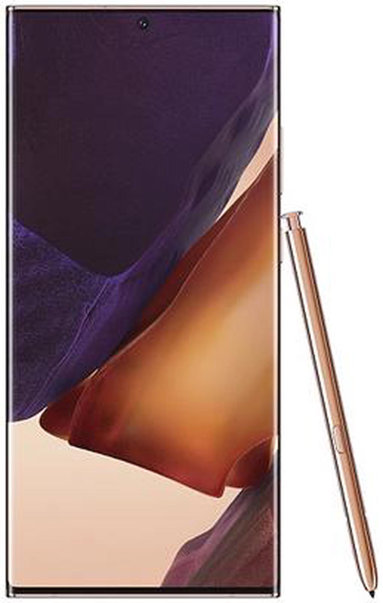 Alt view image 3 of 7 - Samsung Galaxy Note 20 Ultra 5G Factory Unlocked Android Cell Phone | US Version | 128GB of Storage | Mobile Gaming Smartphone | Long-Lasting Battery | Mystic Bronze