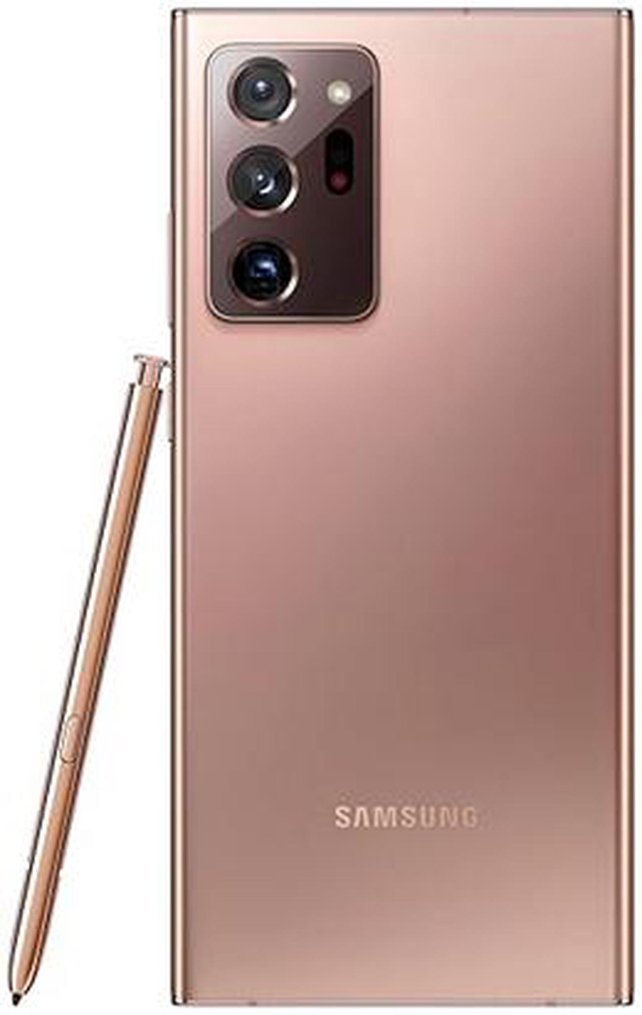Alt view image 7 of 7 - Samsung Galaxy Note 20 Ultra 5G Factory Unlocked Android Cell Phone | US Version | 128GB of Storage | Mobile Gaming Smartphone | Long-Lasting Battery | Mystic Bronze