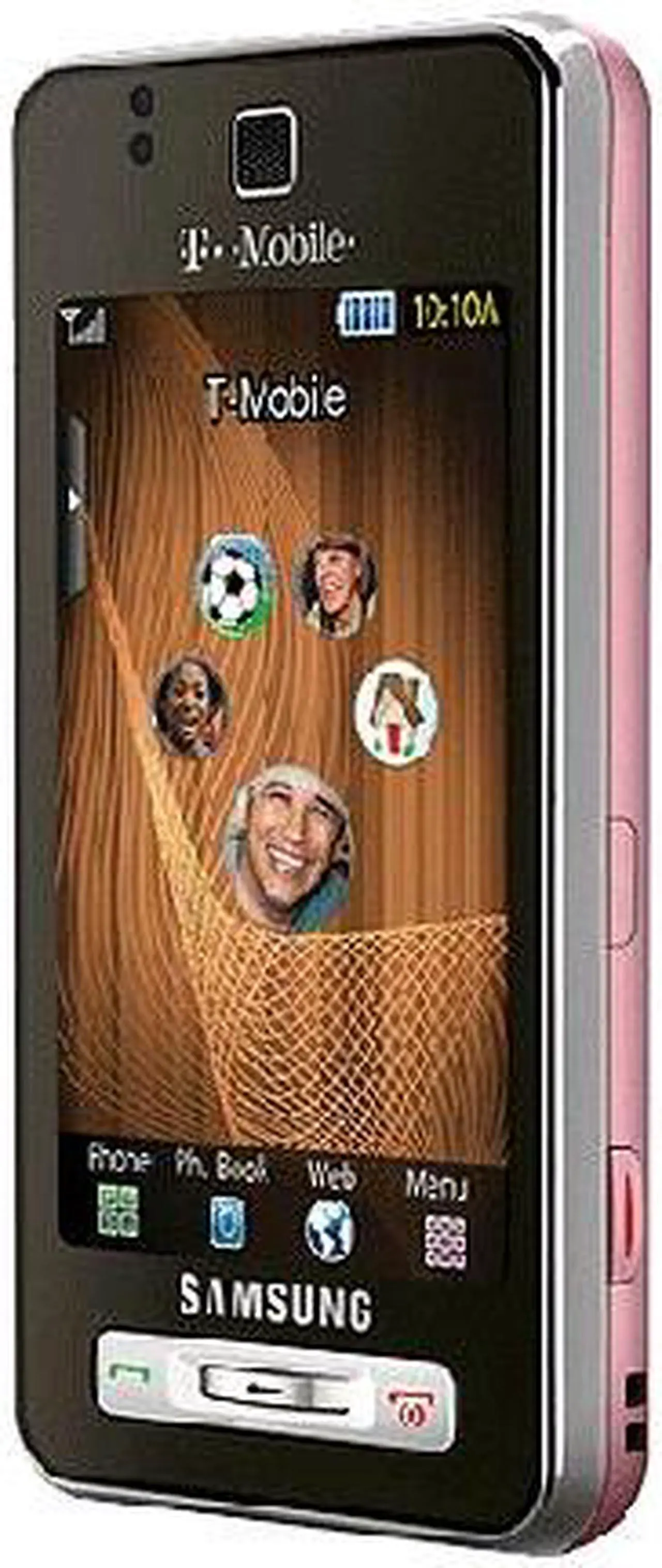 Alt view image 2 of 5 - Samsung Behold SGH-T919 Cell Phone For T-Mobile Only 3.1" Pink