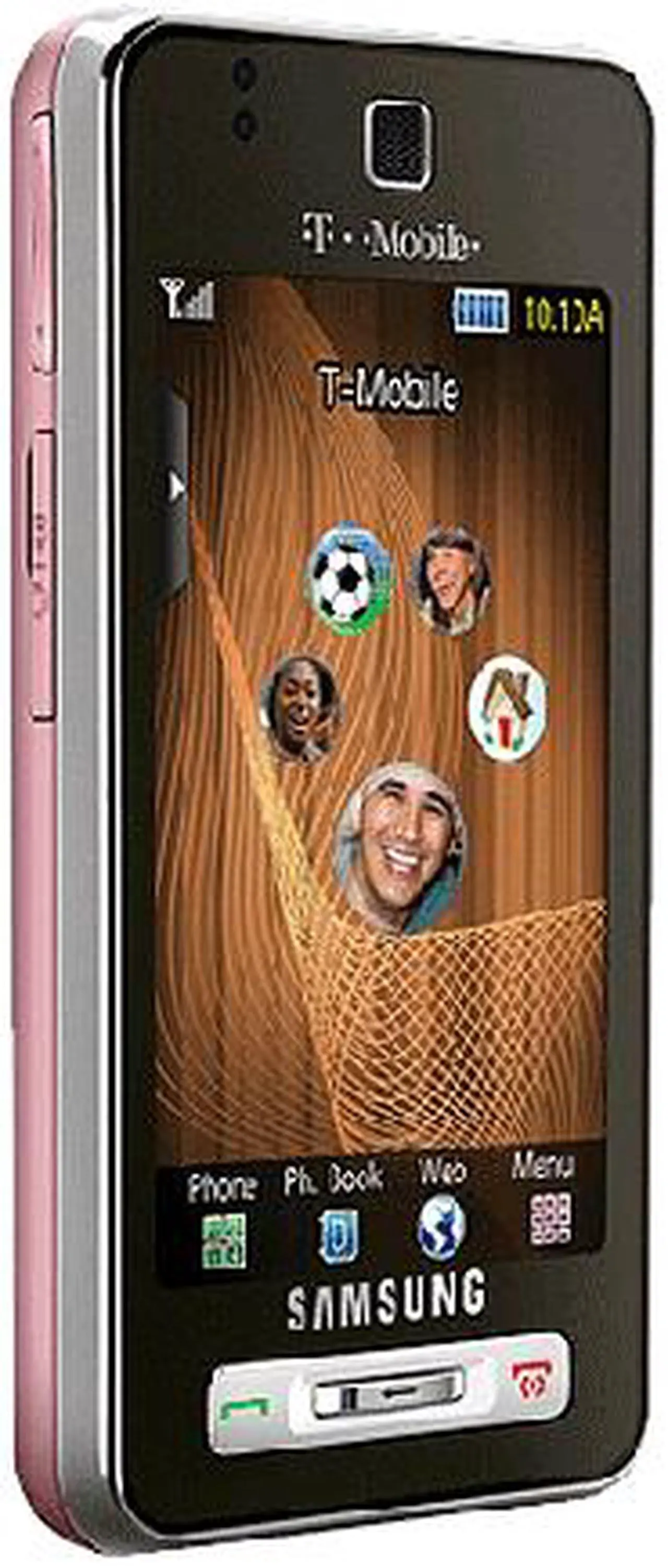 Alt view image 3 of 5 - Samsung Behold SGH-T919 Cell Phone For T-Mobile Only 3.1" Pink