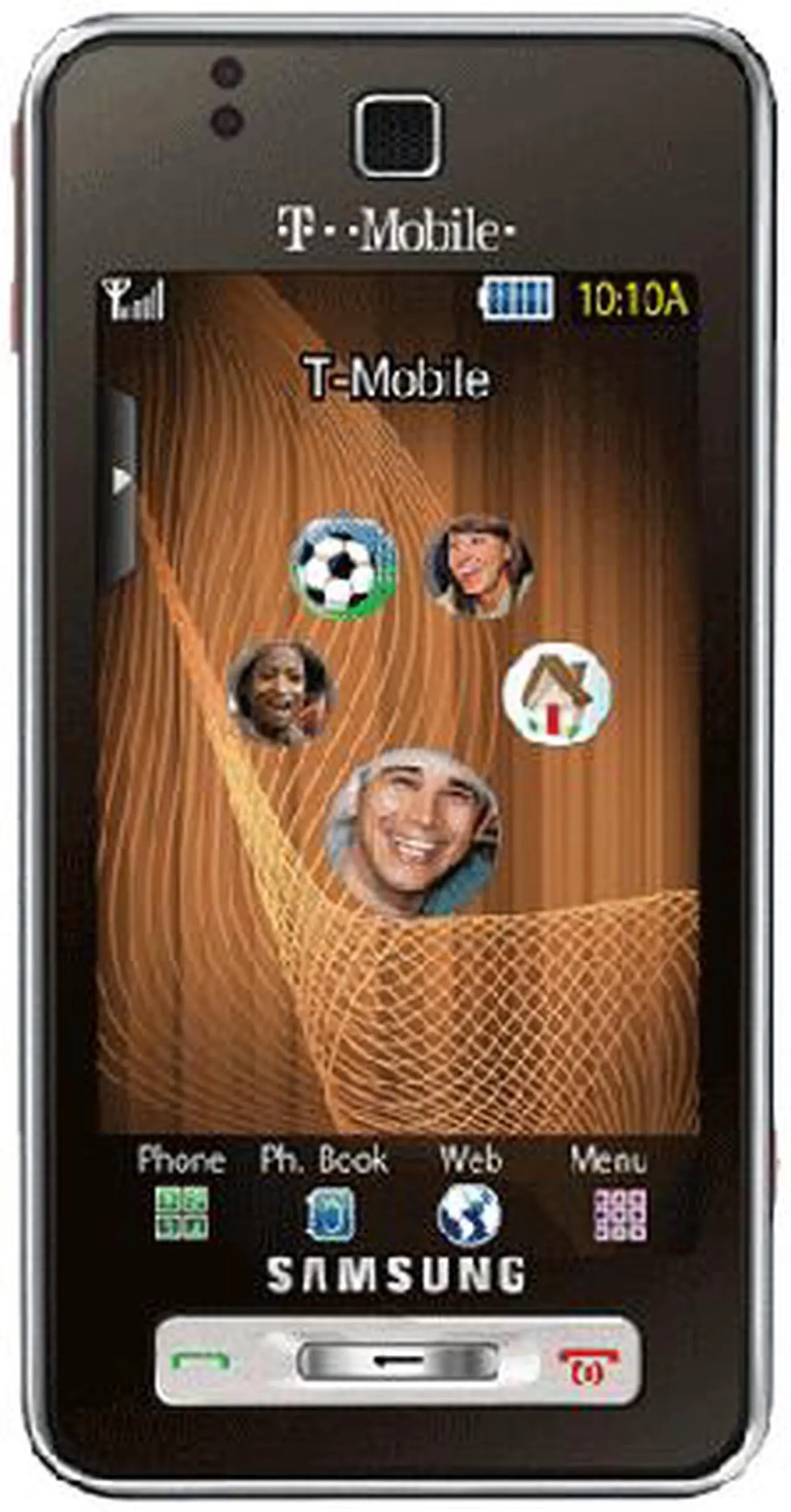 Main image of Samsung Behold SGH-T919 Cell Phone For T-Mobile Only 3.1" Pink