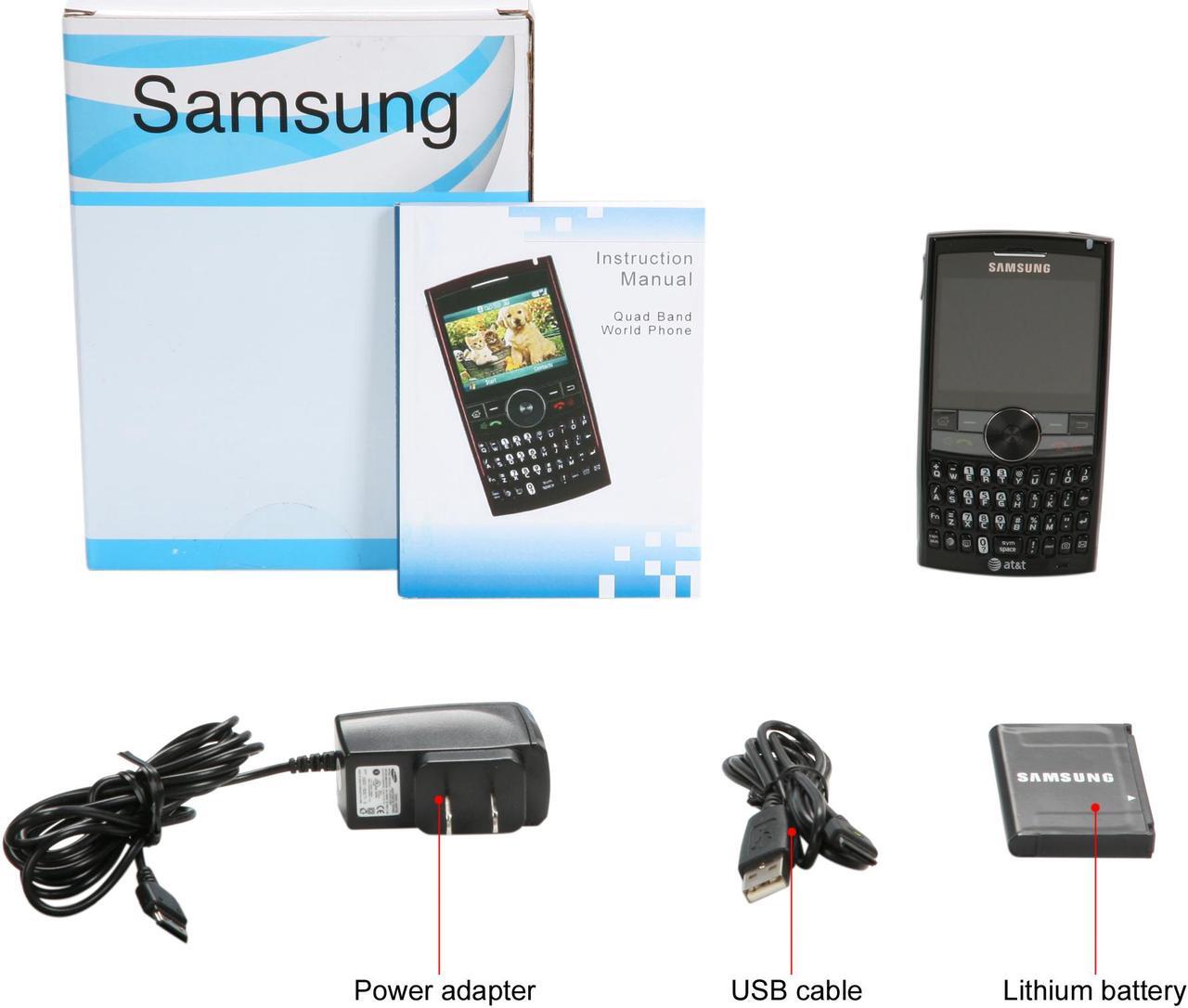 Alt view image 7 of 7 - SAMSUNG BlackJack II Black 3G Unlocked Cell w/ Windows Mobile OS / GPS / Full QWERTY Keyboard / Bluetooth v 2.0 (i617) - OEM