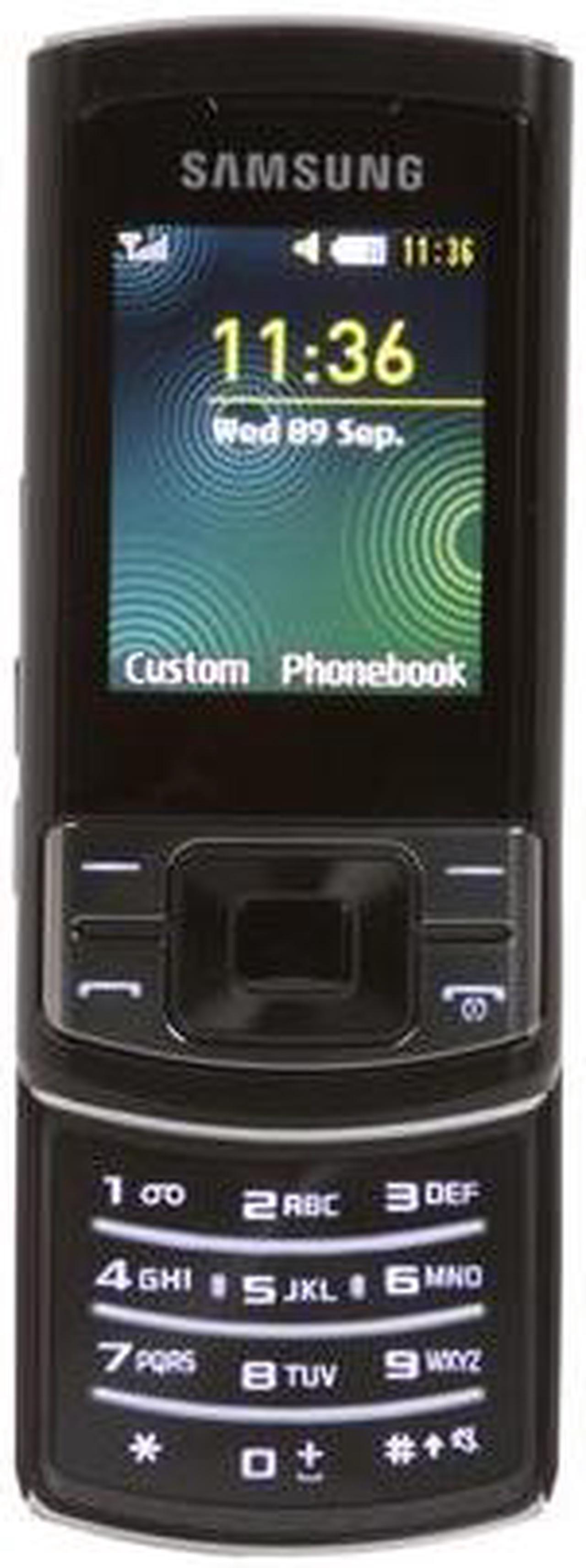 Main image of Samsung Stratus Black unlocked GSM slider phone with Video Camera (C3050)