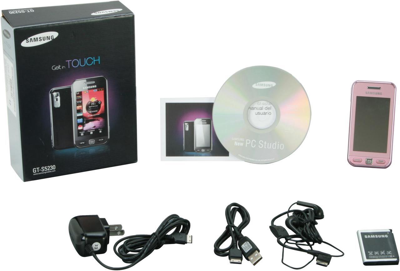 Alt view image 7 of 7 - Samsung Star Pink Unlocked GSM Touch Screen Phone w/ 3.2MP Camera/ 10 Hours Talk Time/ Bluetooth 2.1 (S5230)