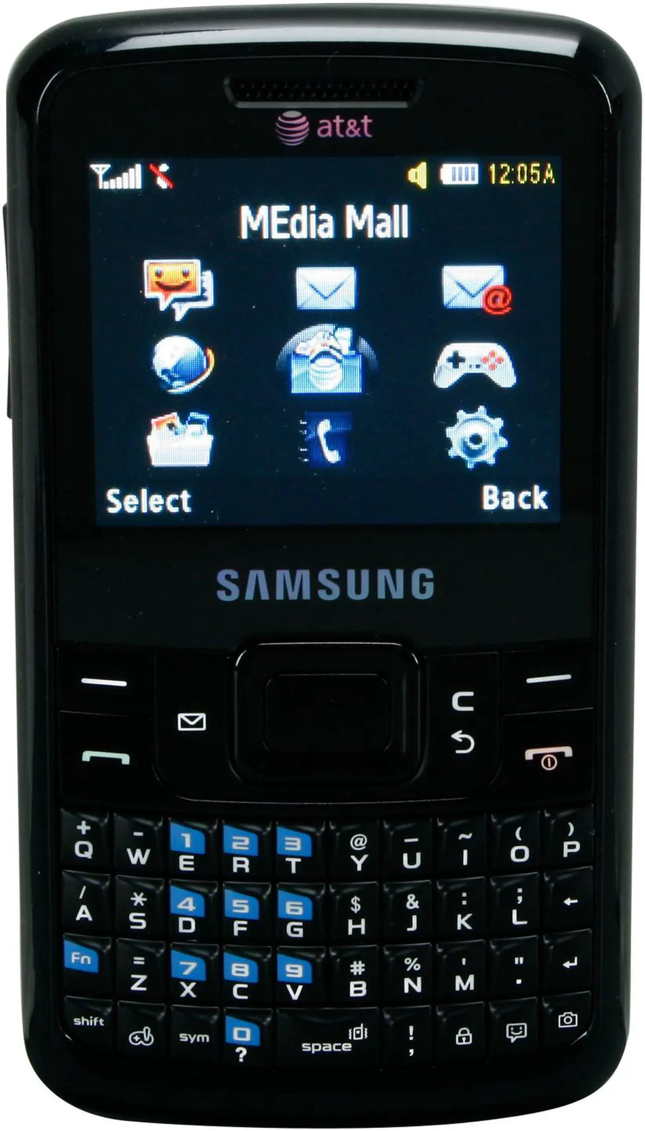 Main image of Samsung a177 Black Unlocked GSM Bar Phone with Full QWERTY Keyboard / Bluetooth with Stereo (SGH-A177)