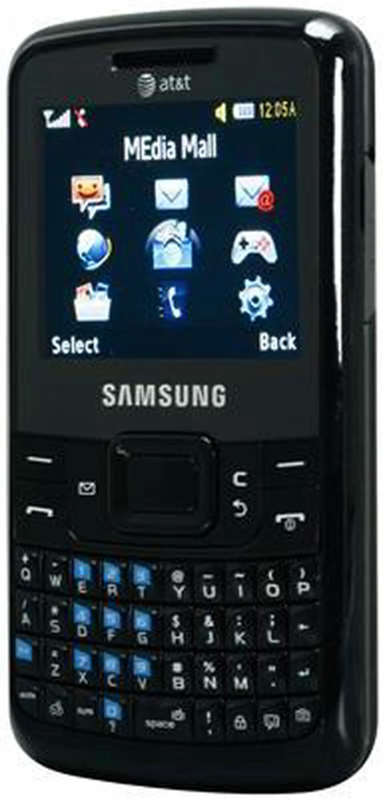 Alt view image 2 of 7 - Samsung a177 Black Unlocked GSM Bar Phone with Full QWERTY Keyboard / Bluetooth with Stereo (SGH-A177)