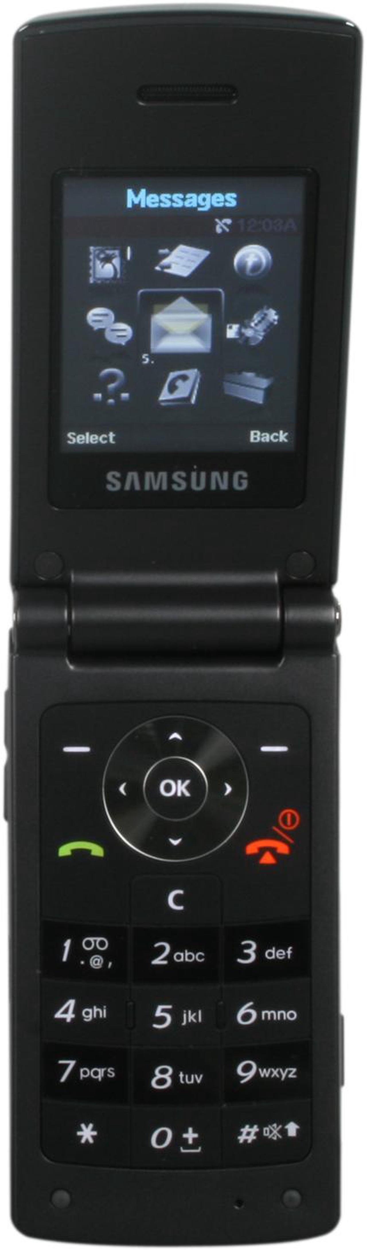 Main image of Samsung SGH-T339 Unlocked GSM Flip Phone with Wi-Fi 2.0" Black