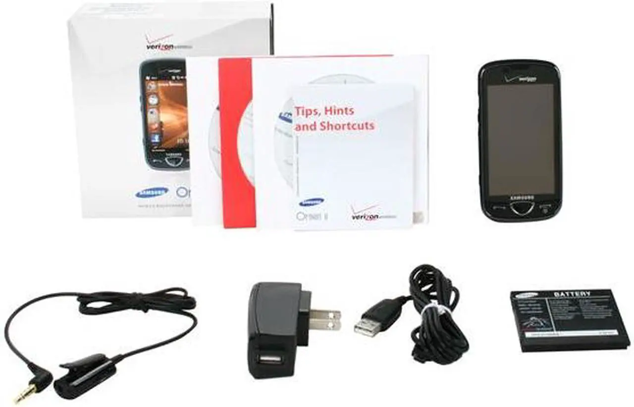 Alt view image 5 of 5 - Samsung Omnia II SCH-I920 8GB Cell Phone For Verizon Only 3.7" Black