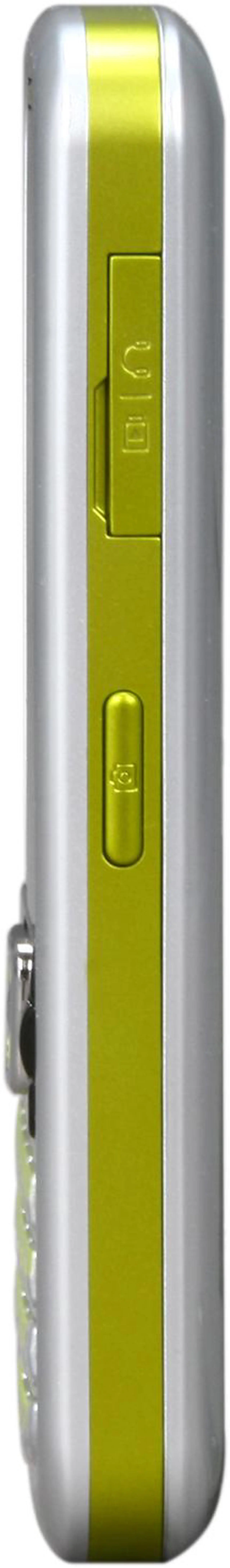 Alt view image 4 of 8 - Samsung T349 Silver/Lime Unlocked GSM Bar Phone w/ QWERTY Keyboard / Bluetooth v 2.0 (SGH-T349)