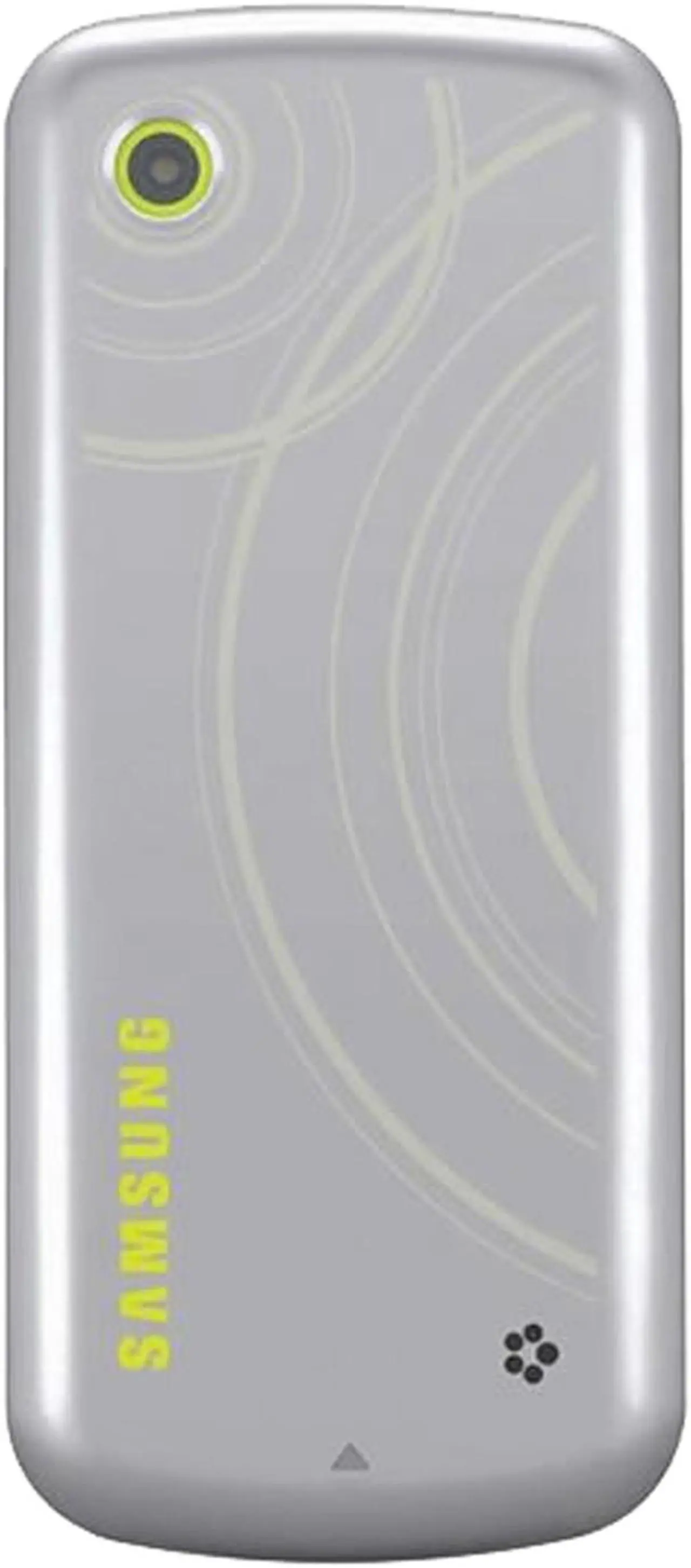 Alt view image 5 of 8 - Samsung T349 Silver/Lime Unlocked GSM Bar Phone w/ QWERTY Keyboard / Bluetooth v 2.0 (SGH-T349)