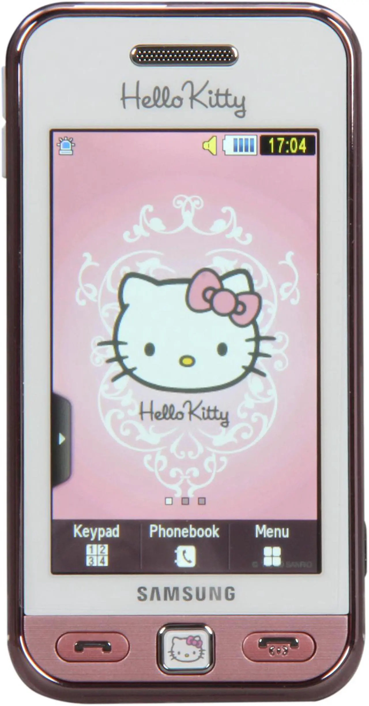 Main image of Samsung Star Hello Kitty Unlocked GSM Bar Phone w/ 3" Touch Screen / Bluetooth v2.1 (International Version) (S5230)