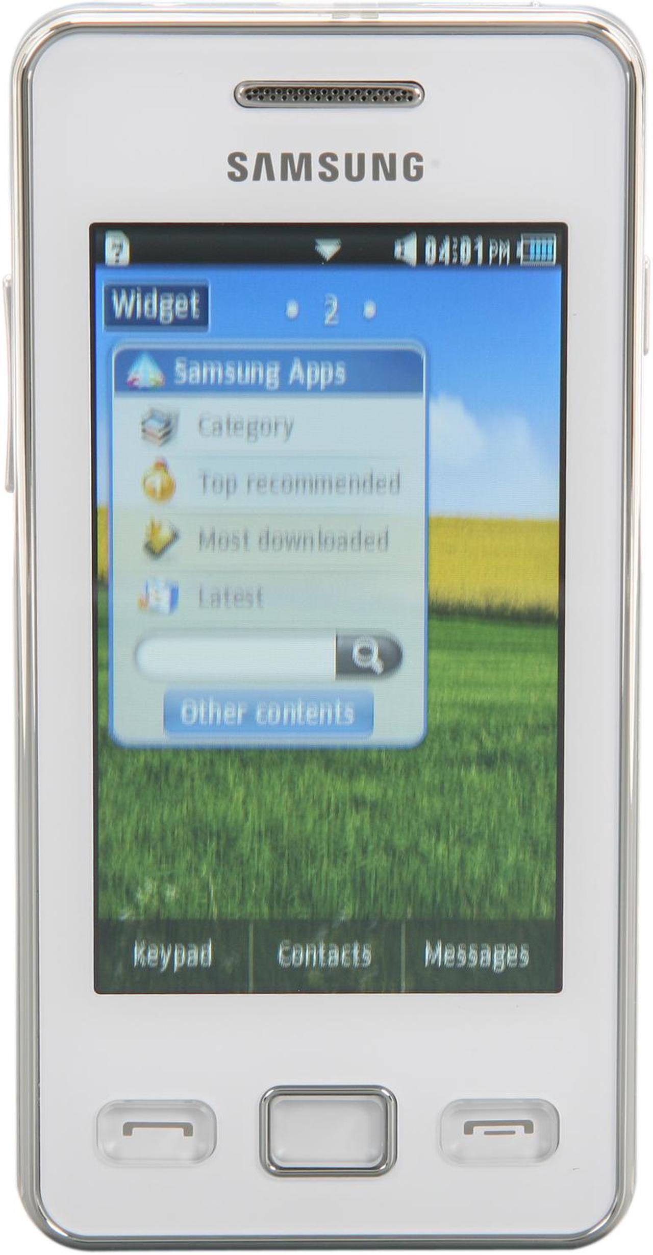 Main image of Samsung Star II GT-S5260 Unlocked Cell Phone 3.0" White