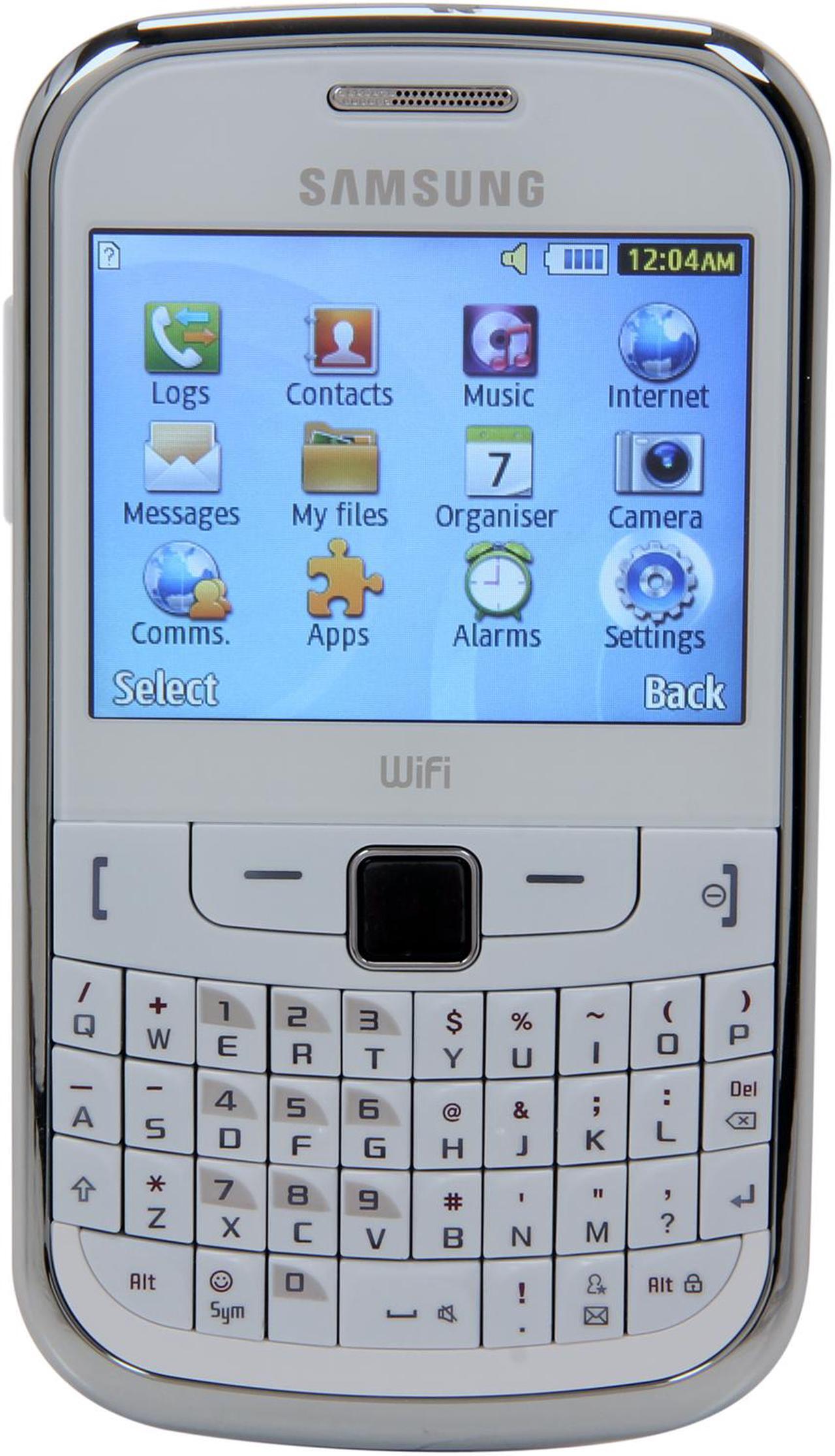 Main image of Samsung Ch@t GT-S3350 Unlocked Cell Phone 2.4" White