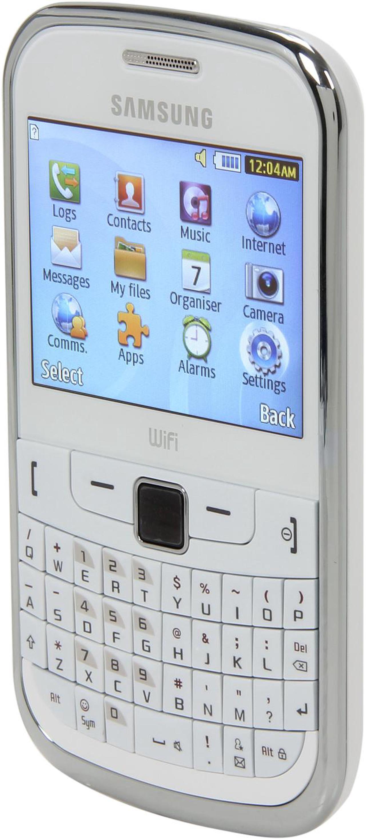 Alt view image 2 of 8 - Samsung Ch@t GT-S3350 Unlocked Cell Phone 2.4" White