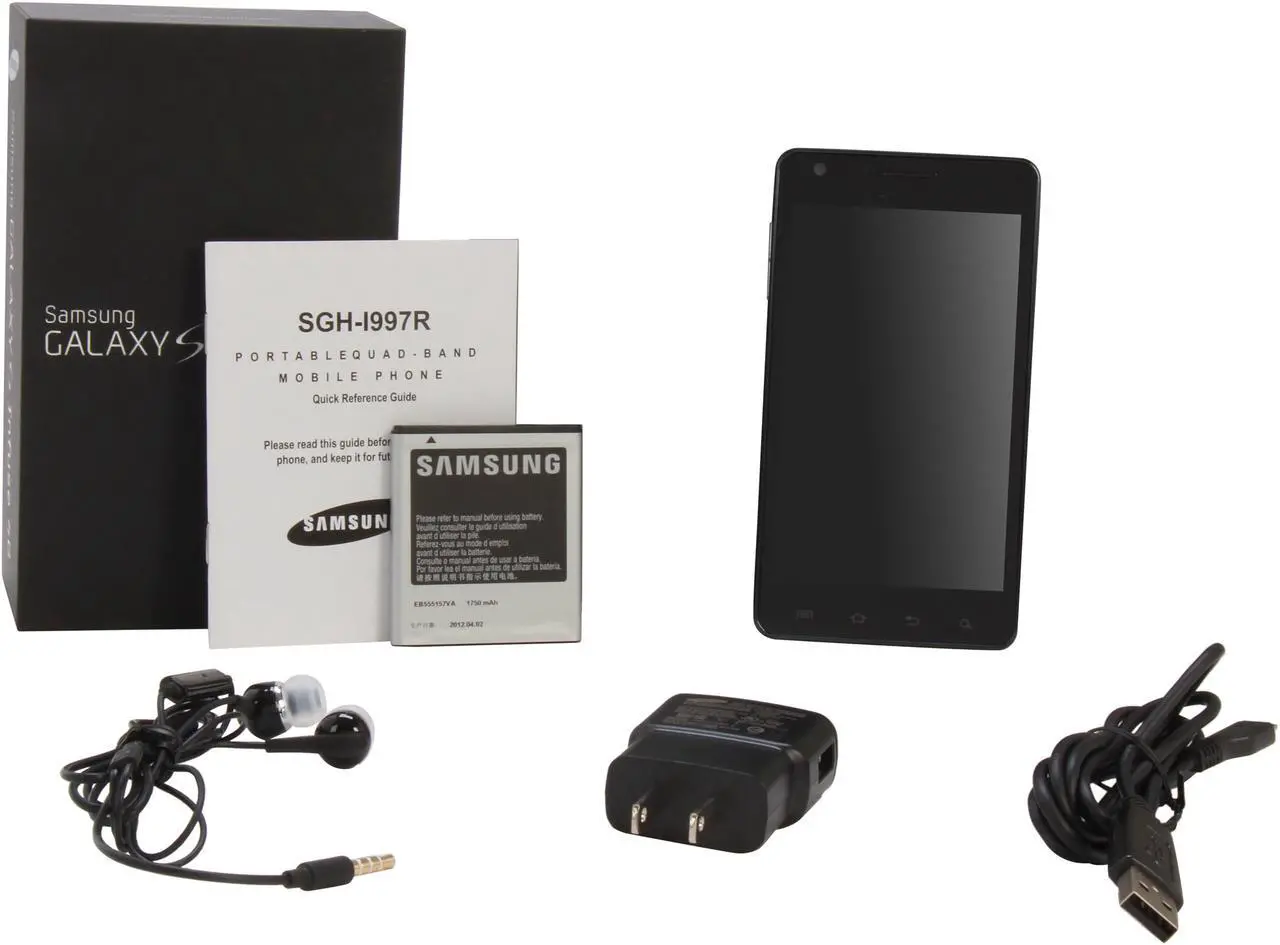 Alt view image 8 of 8 - Samsung Infuse 4G Caviar Black Unlocked Cell Phone w/ Android OS / 4.5" Super AMOLED Plus Screen (SGH-I997)