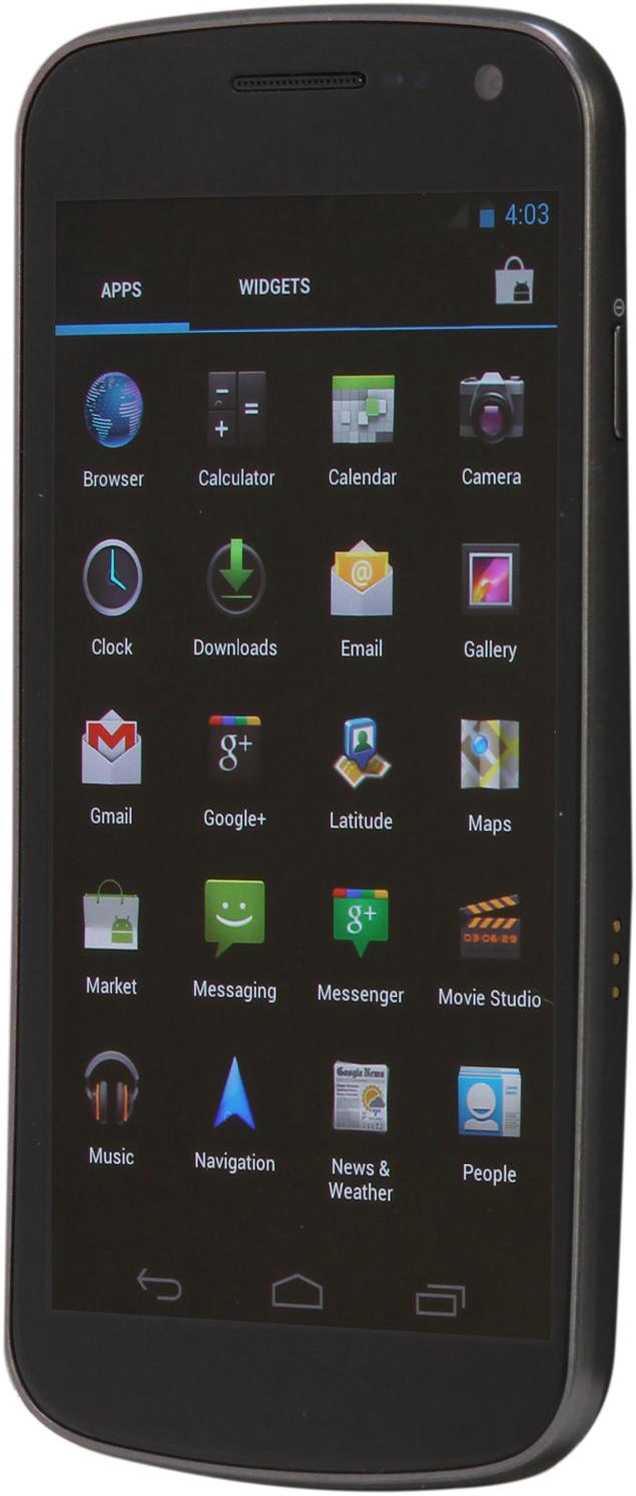 Alt view image 2 of 7 - Samsung Galaxy Nexus Titanium Silver 3G Unlocked GSM Android Smart Phone w/ Android 4.0 / 5 MP Camera / 16GB Internal Memory / NFC (GT-i9250)