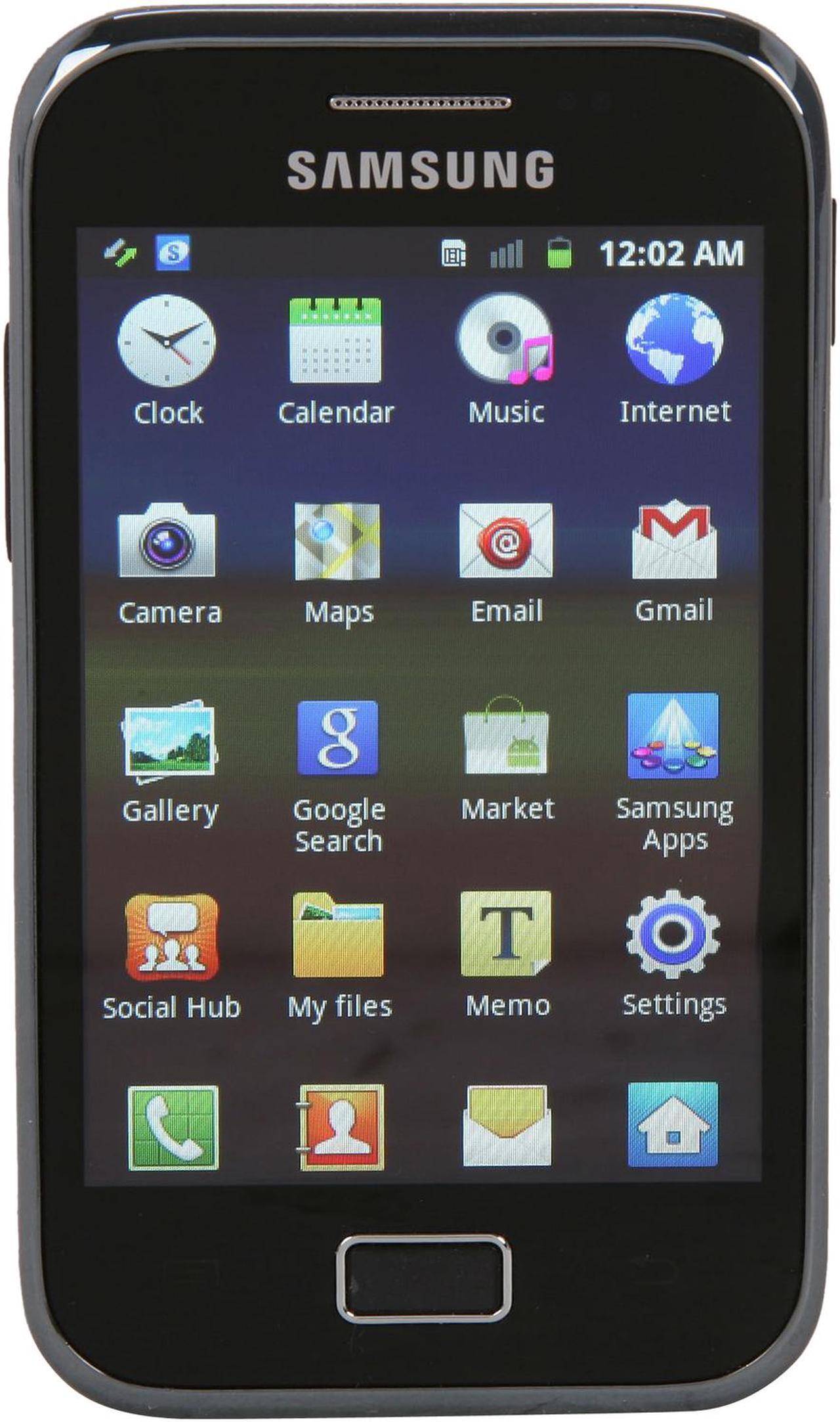 Main image of Samsung Galaxy Ace Plus GT-S7500 Unlocked Cell phone 3.65" Black
