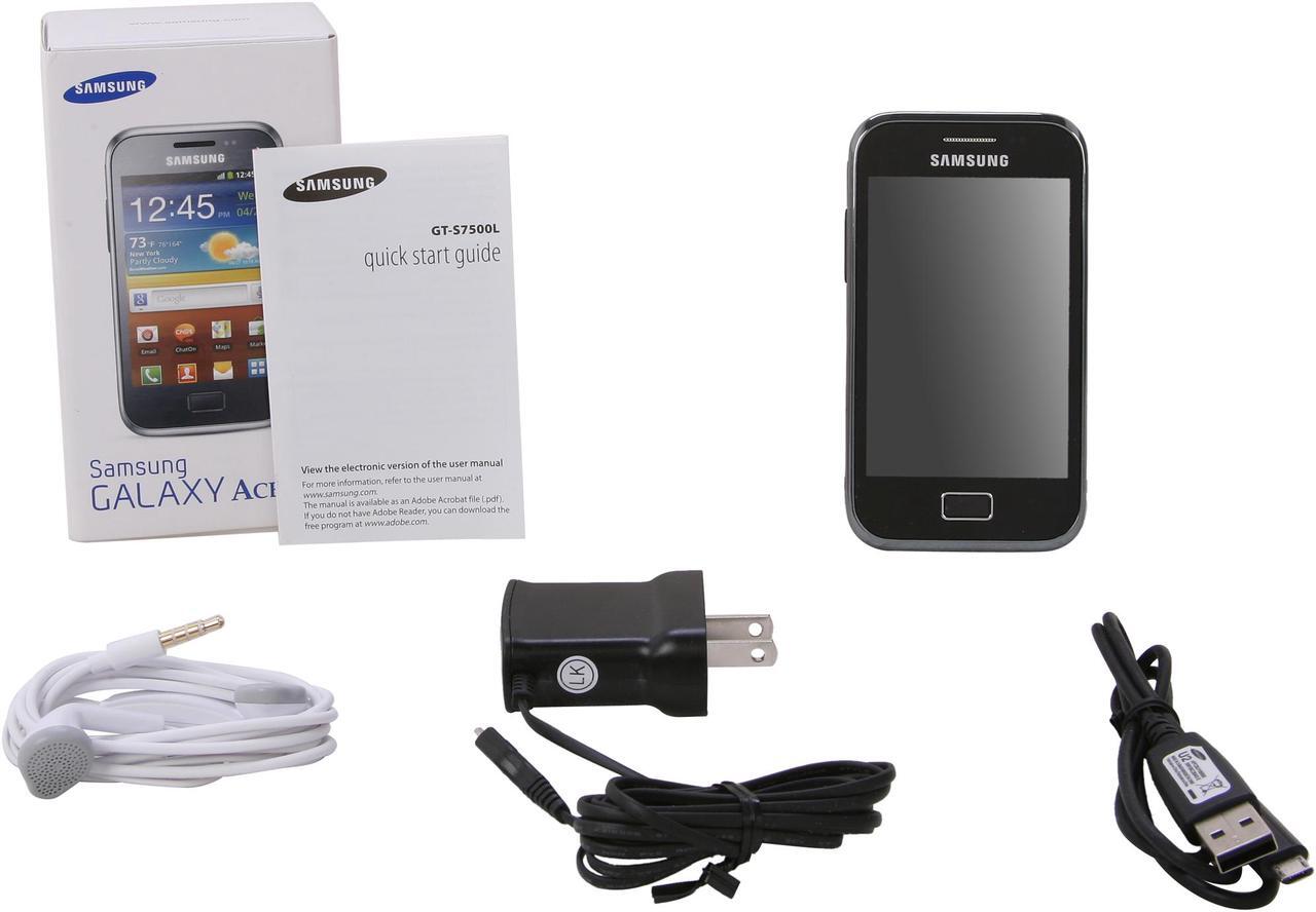 Alt view image 7 of 7 - Samsung Galaxy Ace Plus GT-S7500 Unlocked Cell phone 3.65" Black