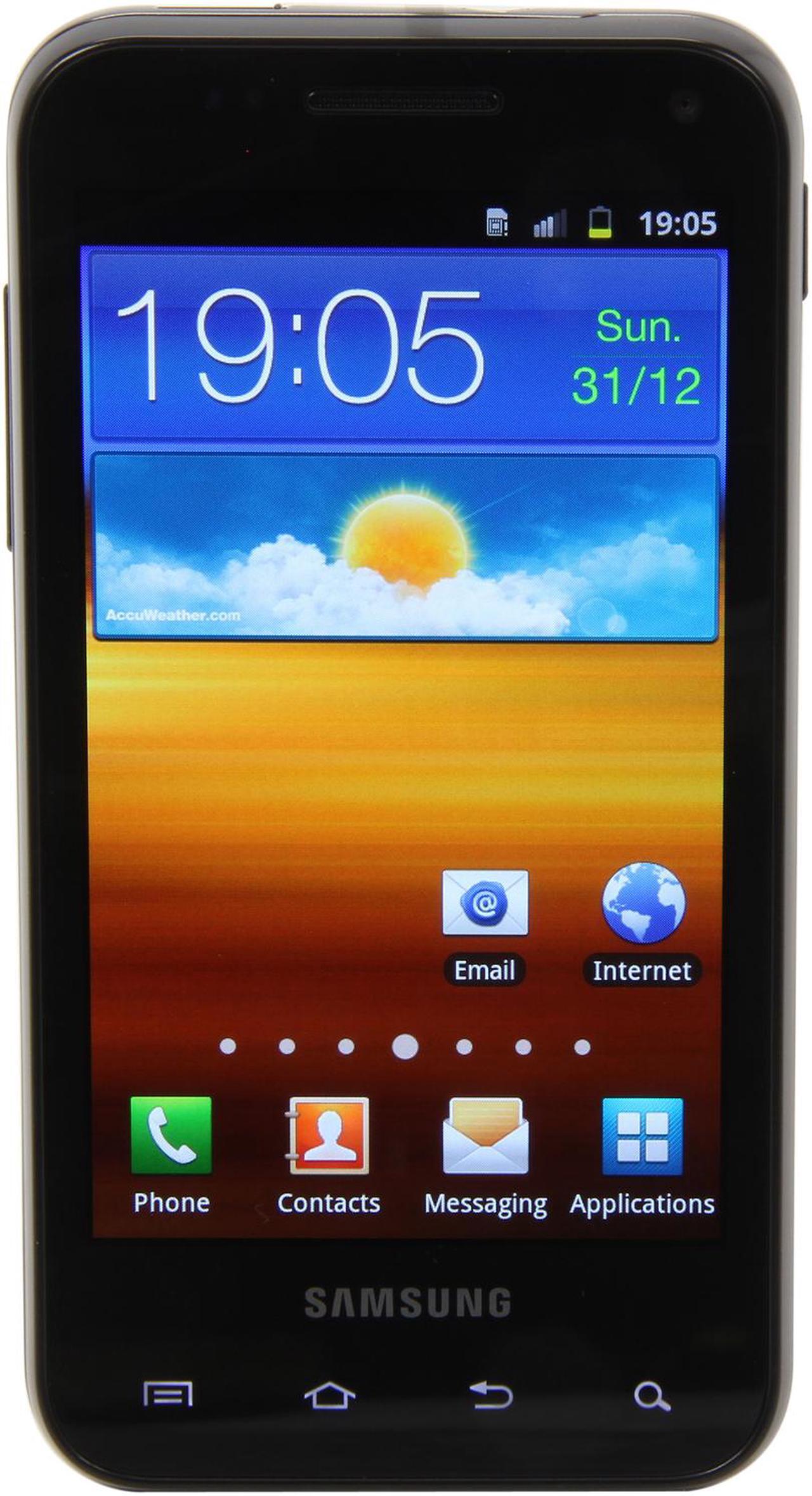 Main image of Samsung Galaxy S Glide SGH-I927 Unlocked Cell Phone w/ QWERTY Keyboard / 4.0" Super AMOLED Touchscreen 4.0" Black