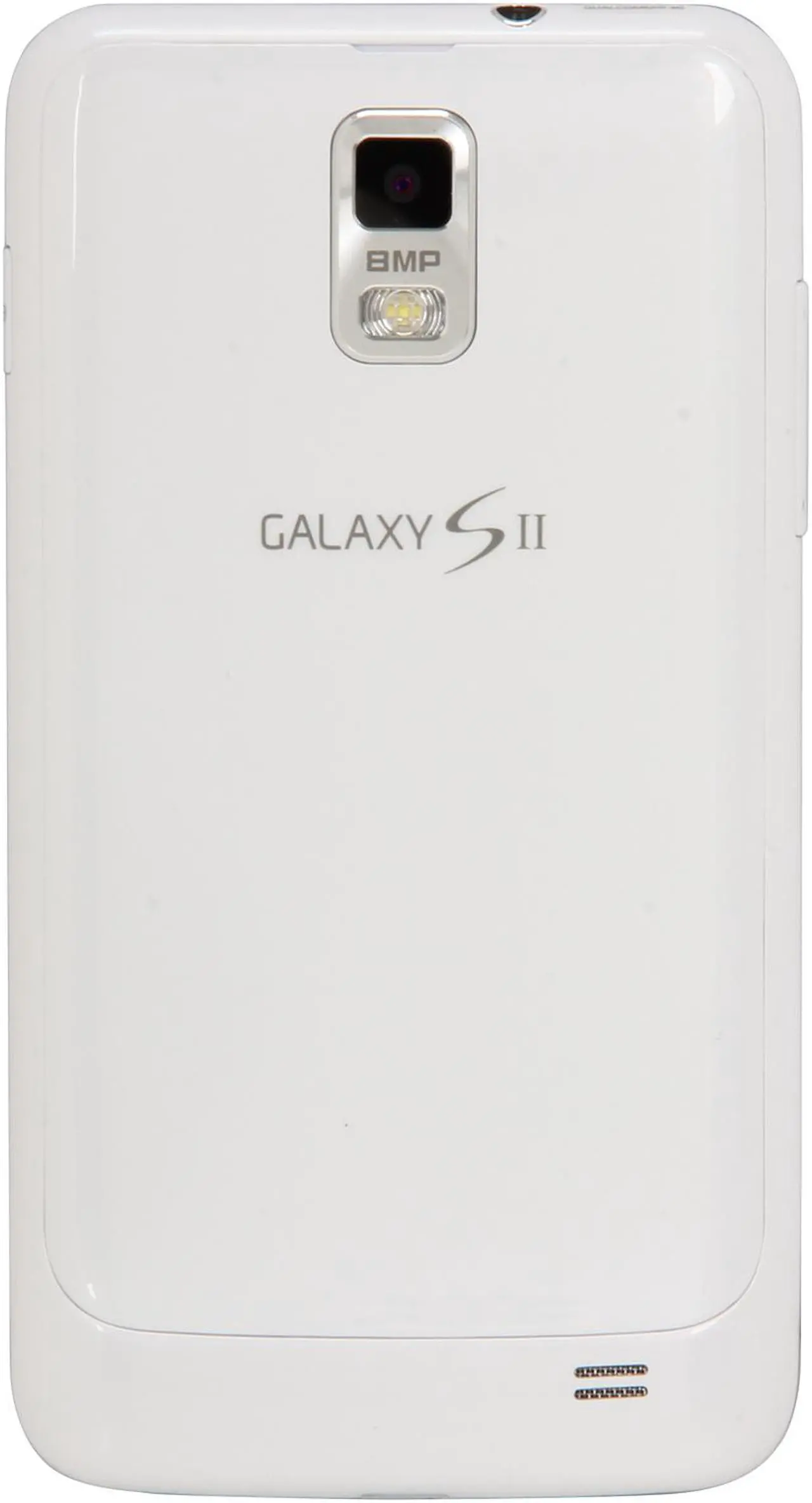 Alt view image 4 of 8 - Samsung Galaxy S II Skyrocket SGH-I727 White 4G LTE Dual-Core 1.5 GHz 16GB Unlocked GSM Cell Phone