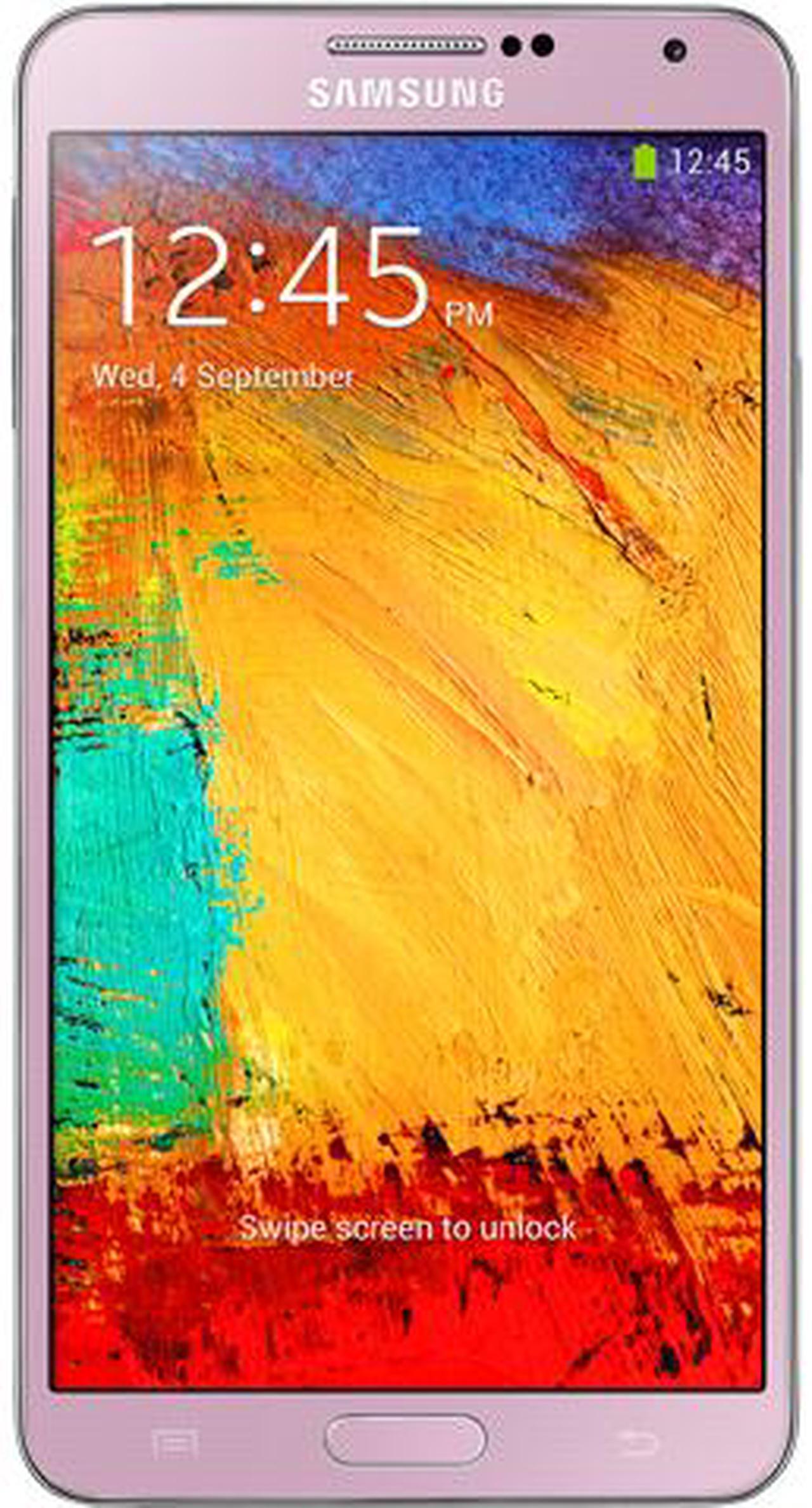Main image of Samsung Galaxy Note 3 N9000 32 GB Pink 3G Quad-core 1.9 GHz Cortex-A15 & quad-core 1.3 GHz Cortex-A7 Unlocked Cell Phone