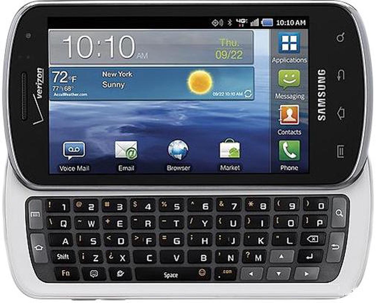 Alt view image 2 of 2 - Samsung Stratosphere I405 4G LTE Verizon CDMA Android Slider Phone - White