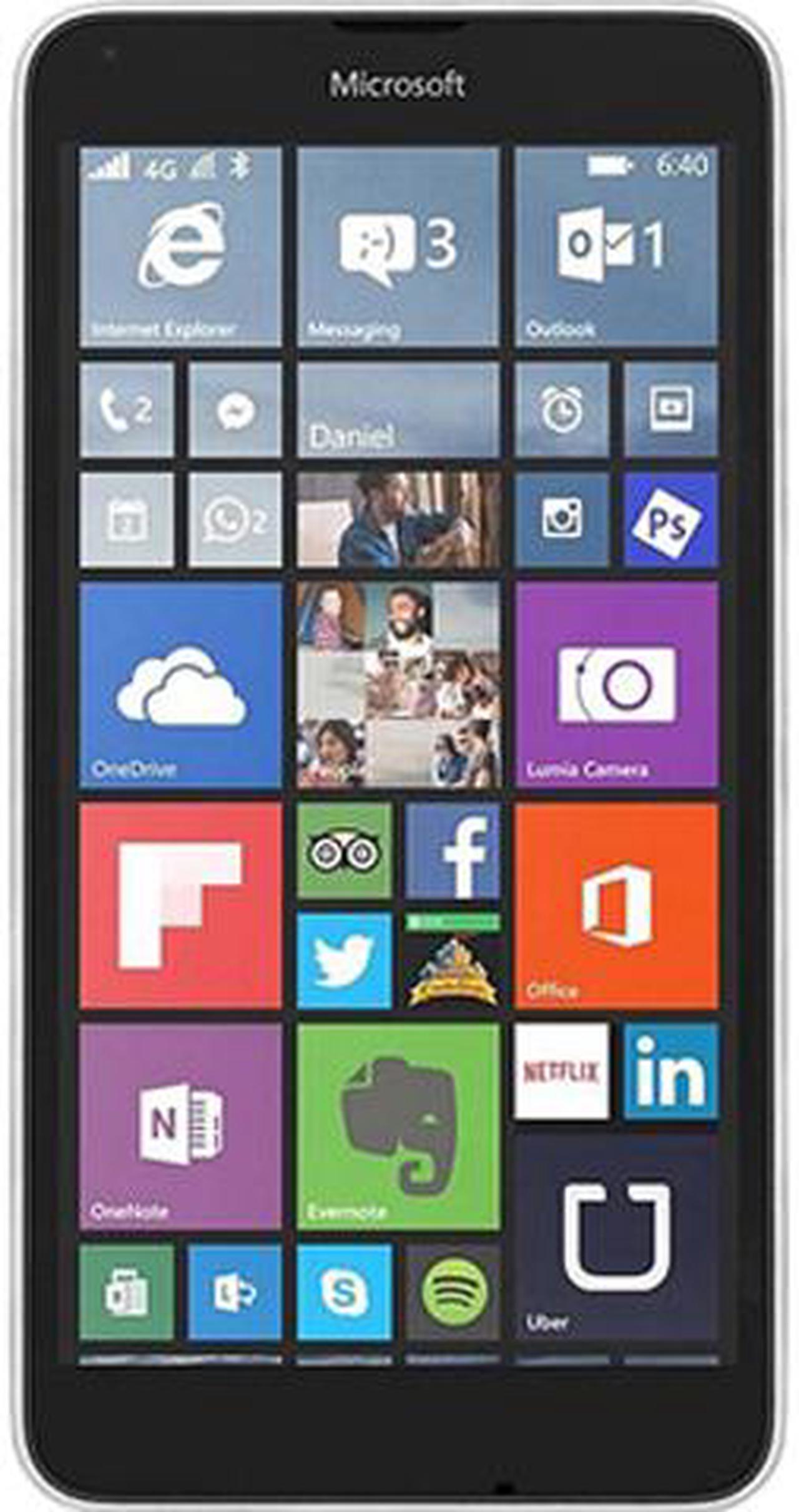 Main image of Microsoft Lumia 640 XL RM-1067 4G LTE Unlocked Cell Phone 5.7" White 1GB RAM