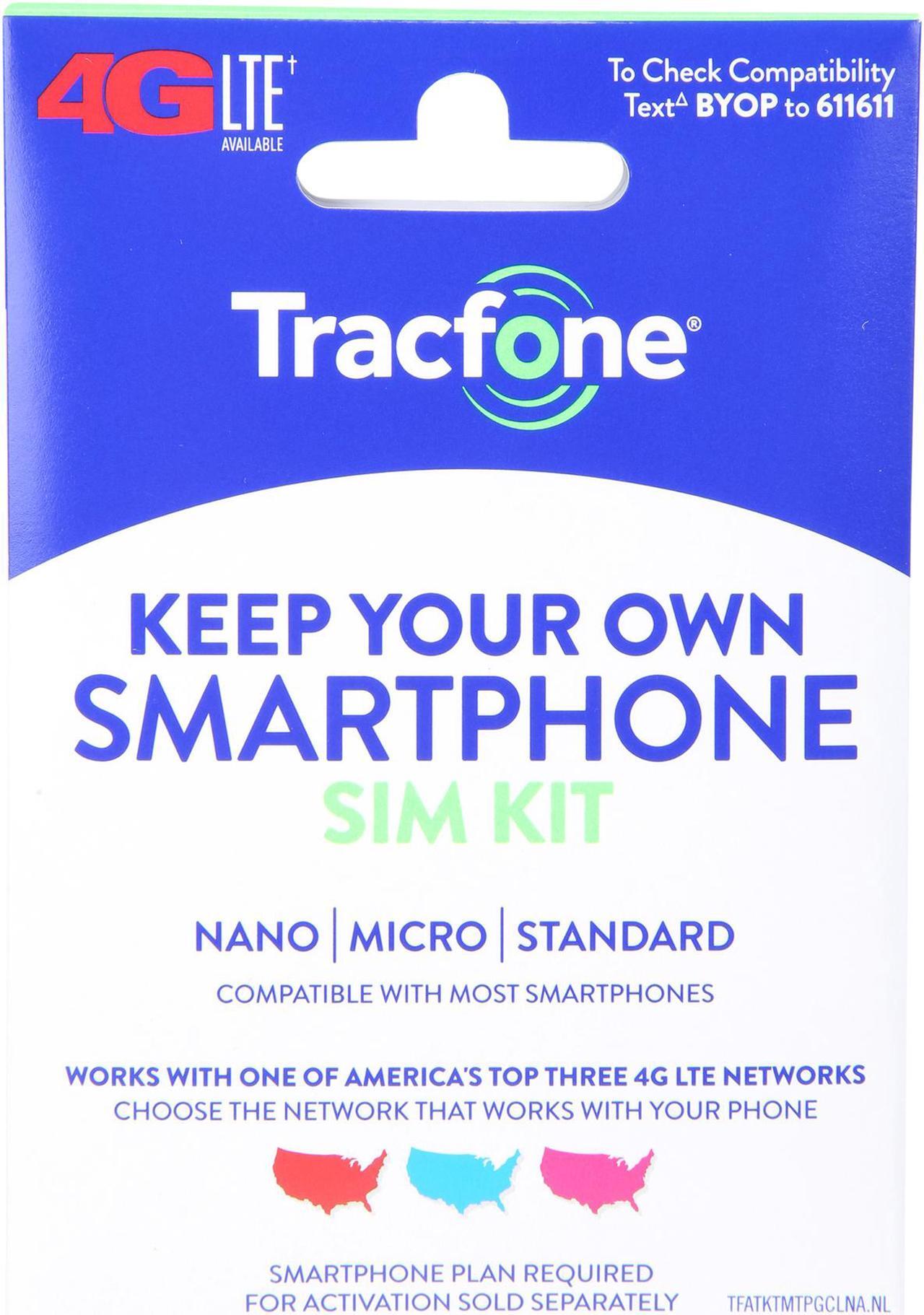 Main image of Tracfone Keep Your Own Phone 3-in-1 Prepaid SIM Kit