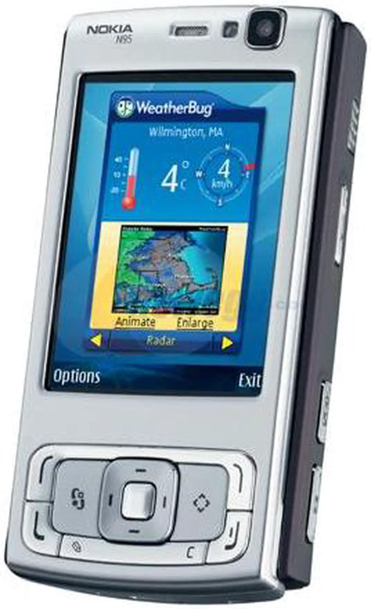 Alt view image 6 of 10 - Nokia N95 Black Back US Version Unlocked Smartphone 2.6"
