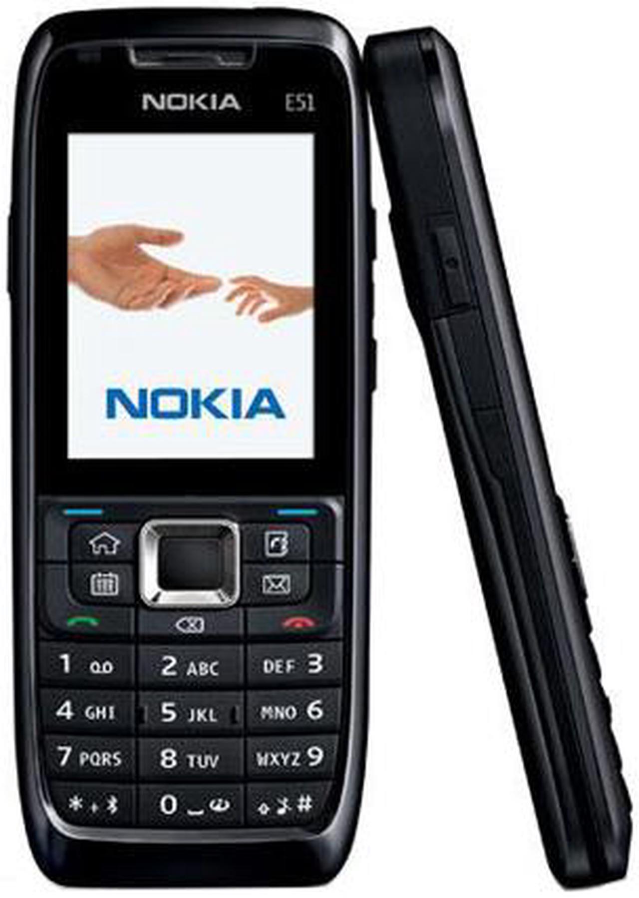 Alt view image 2 of 6 - Nokia E51 Black 3G Unlocked GSM Bar Phone Supports Microsoft ActiveSync email