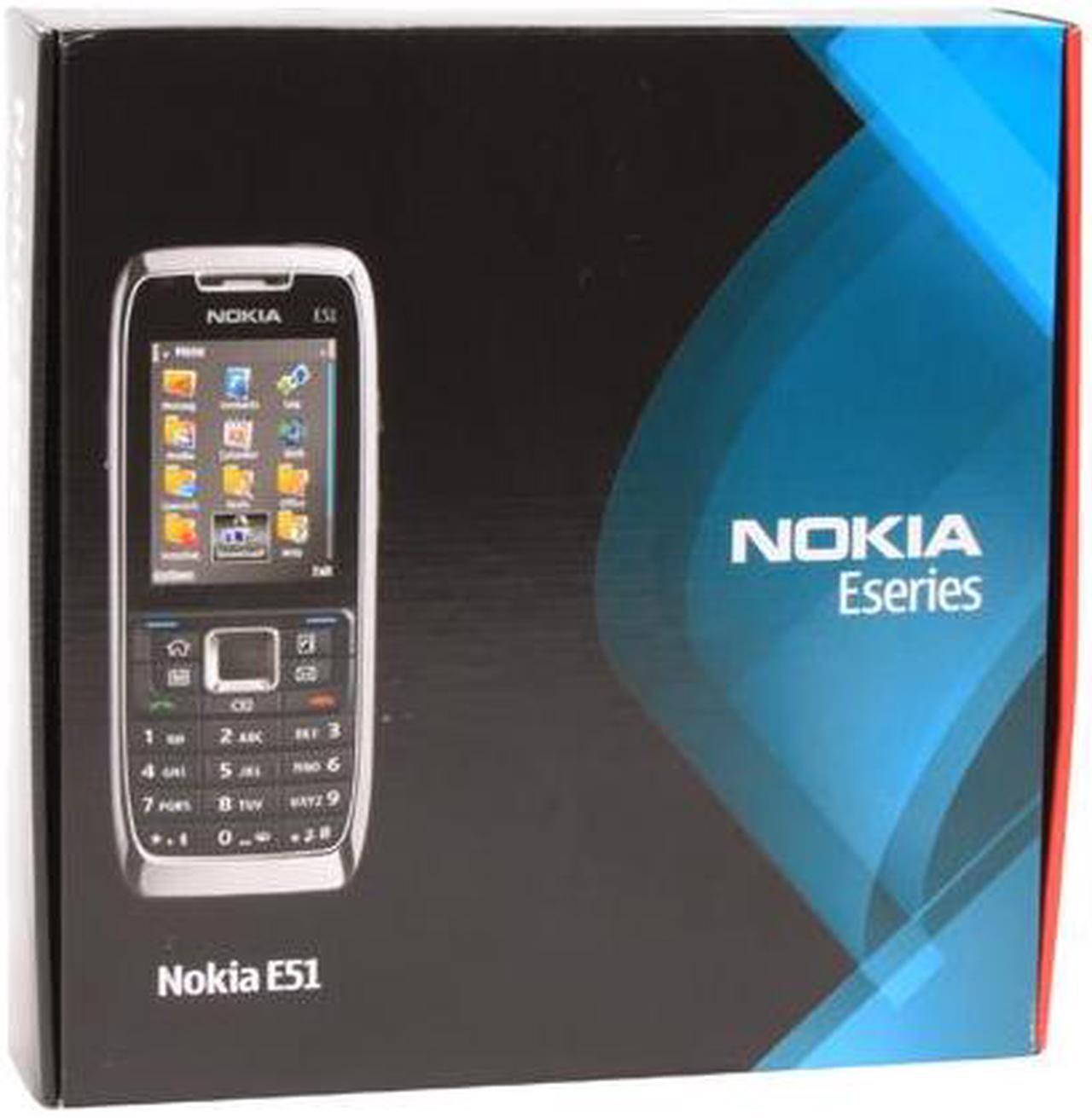 Alt view image 6 of 6 - Nokia E51 Black 3G Unlocked GSM Bar Phone Supports Microsoft ActiveSync email