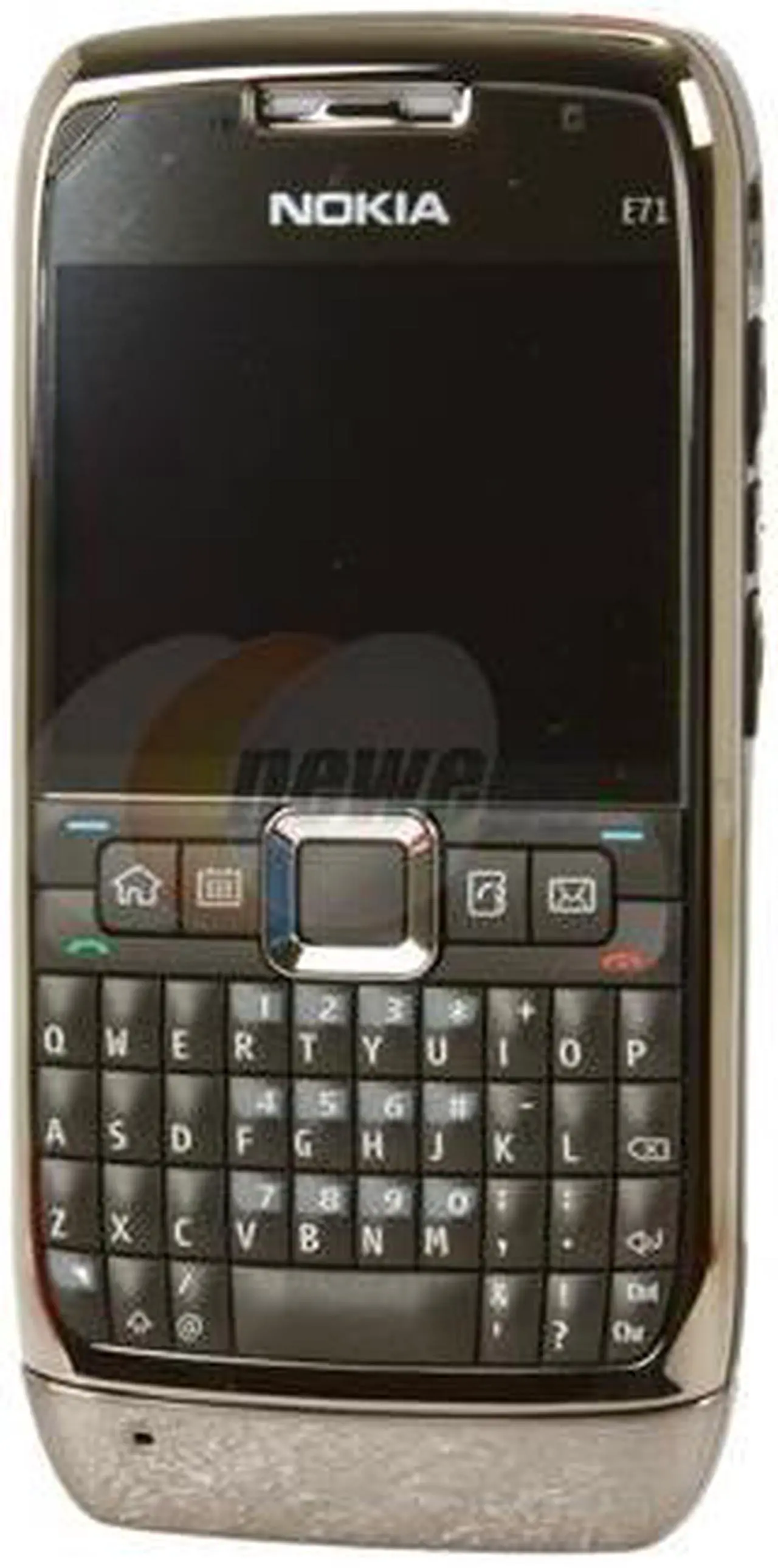 Alt view image 3 of 9 - Nokia E71 Unlocked GSM Bar Phone with Full QWERTY Keyboard 2.36" Gray