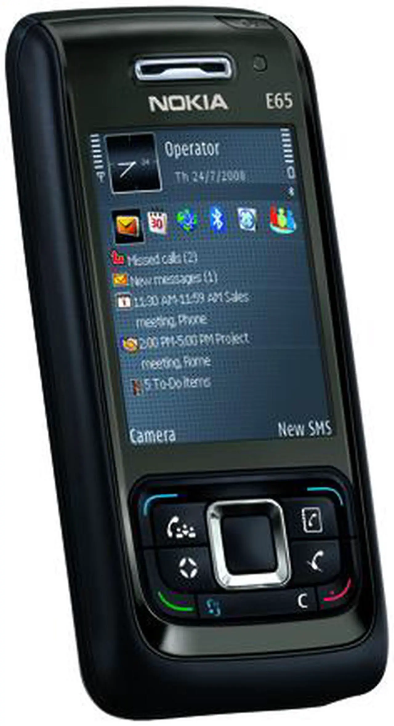 Alt view image 2 of 3 - Nokia E65 US Version Unlocked CellPhone Black