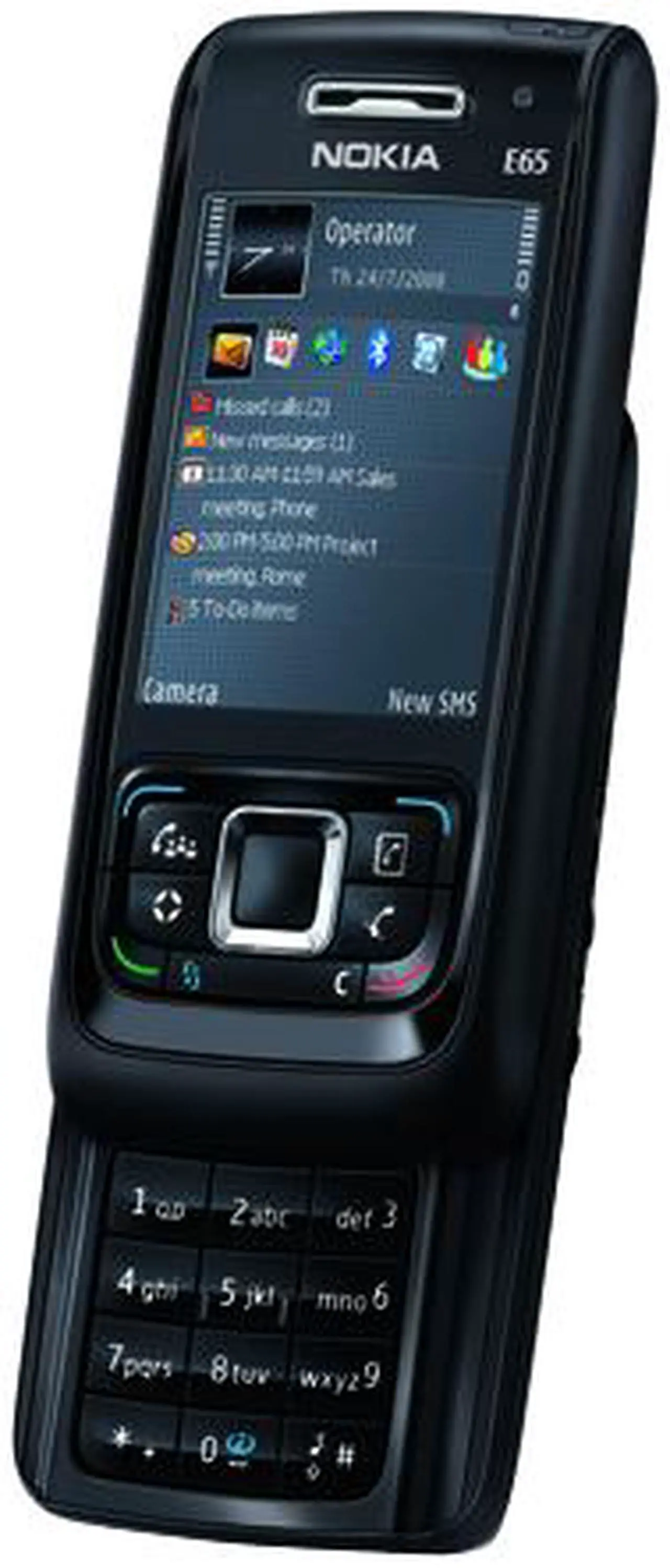 Alt view image 3 of 3 - Nokia E65 US Version Unlocked CellPhone Black