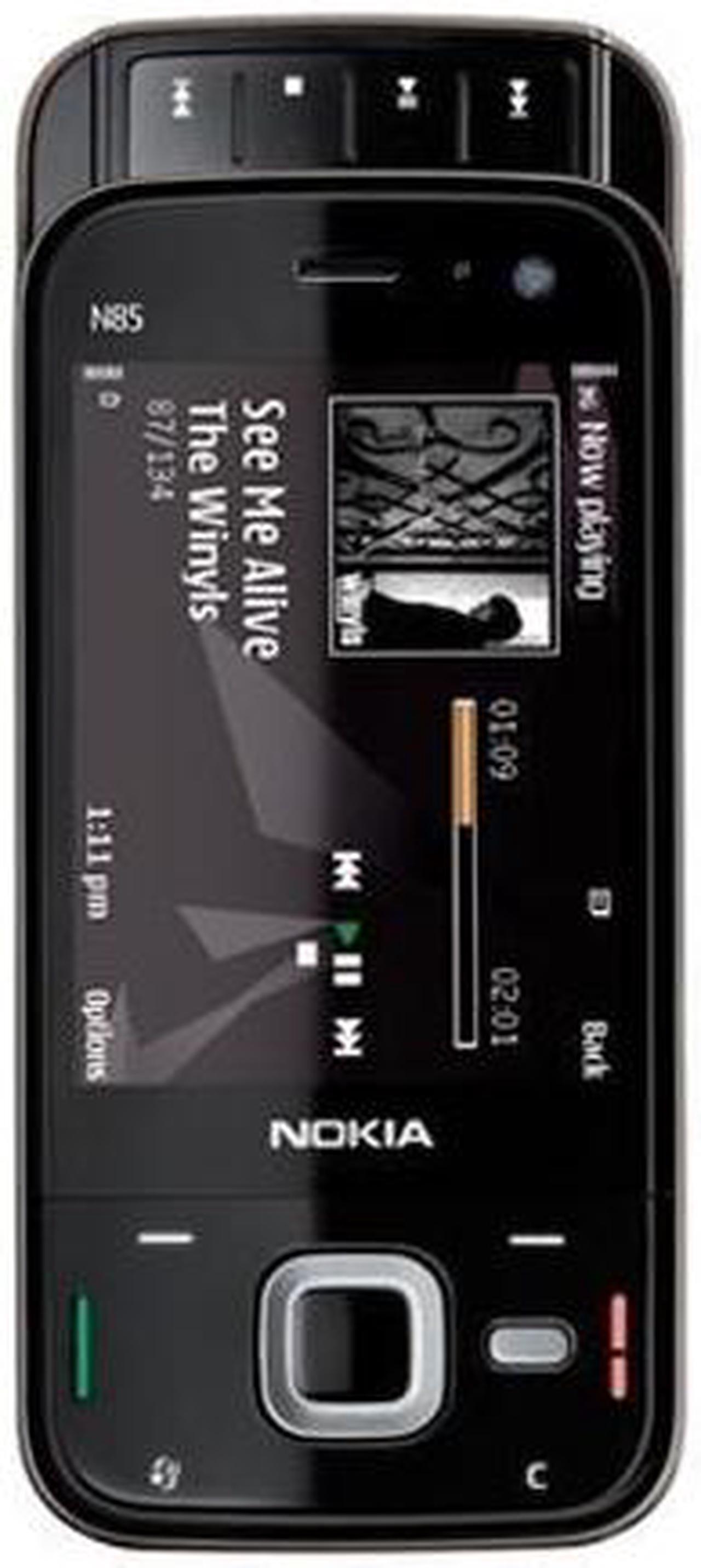 Main image of Nokia N85 Black unlocked 3G GSM Slider phone with 5MP camera