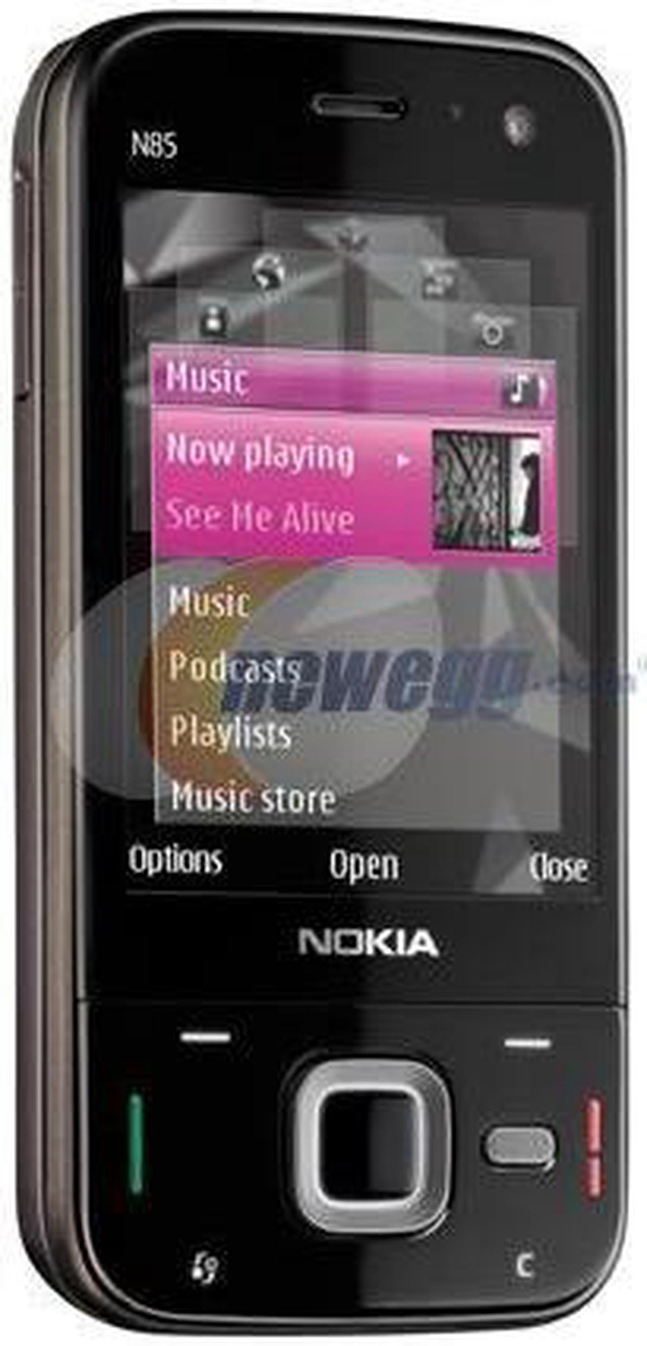 Alt view image 2 of 3 - Nokia N85 Black unlocked 3G GSM Slider phone with 5MP camera