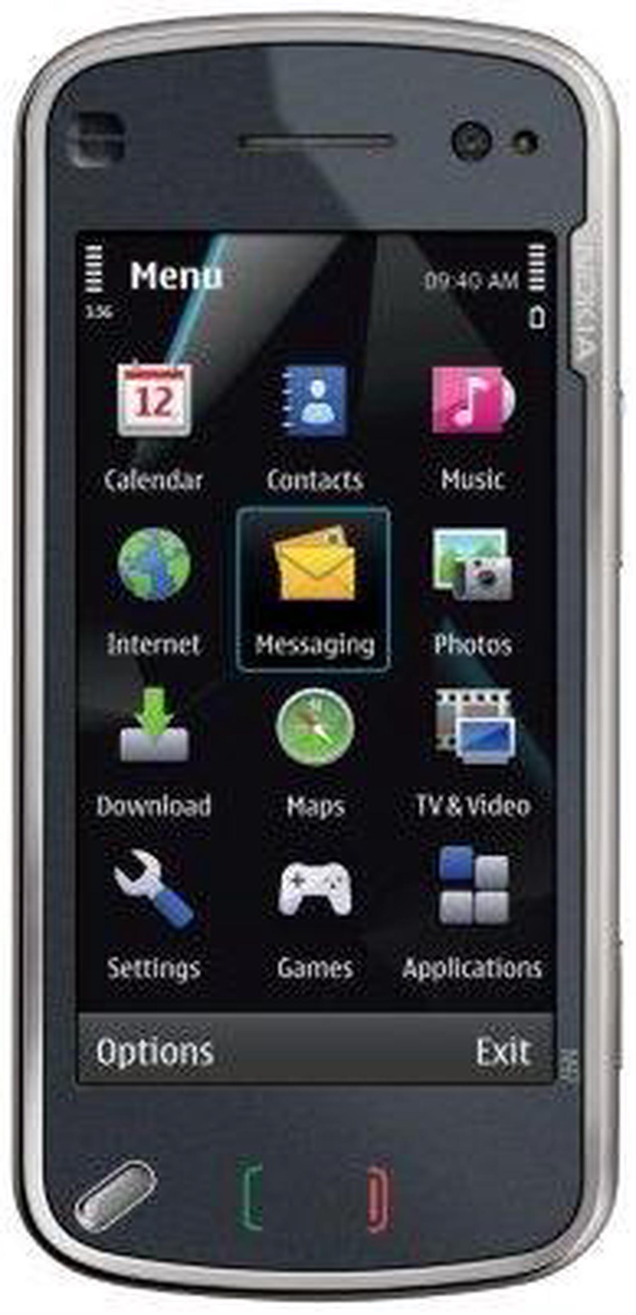 Nokia N97 Black 3G Unlocked GSM slider phone with 3.5" Touch Screen