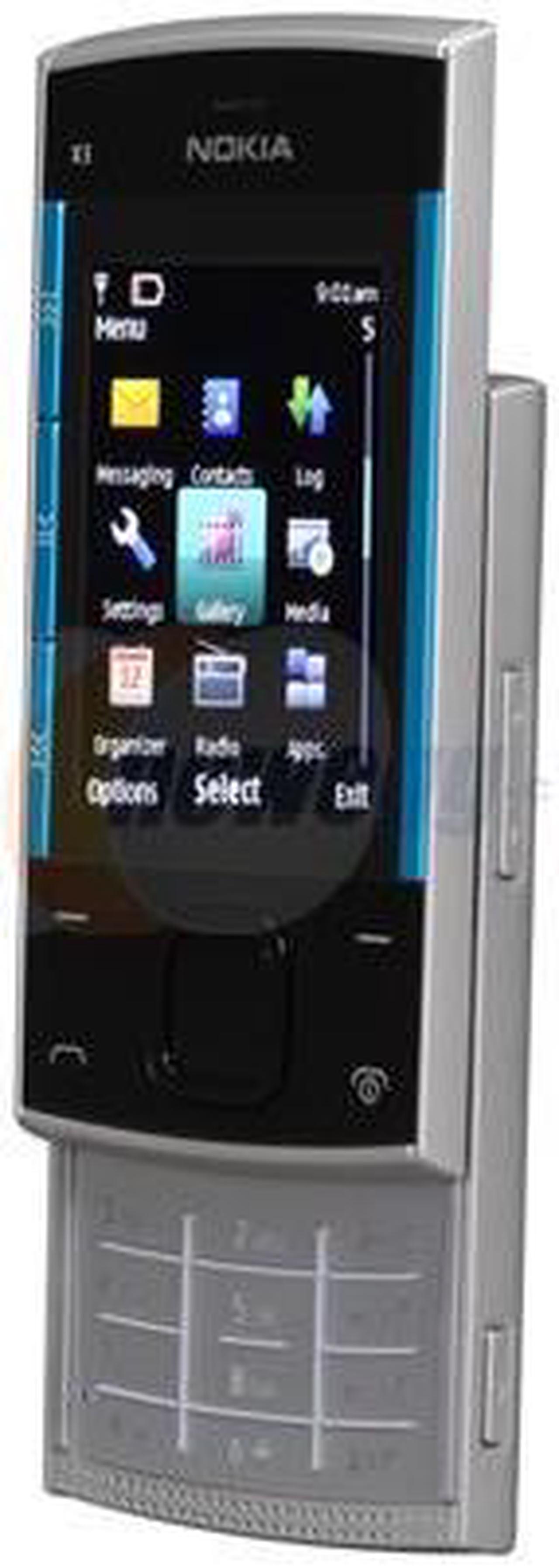 Alt view image 2 of 8 - Nokia X3 Unlocked GSM Slider Phone with 3.2 MP Camera 2.2" Blue