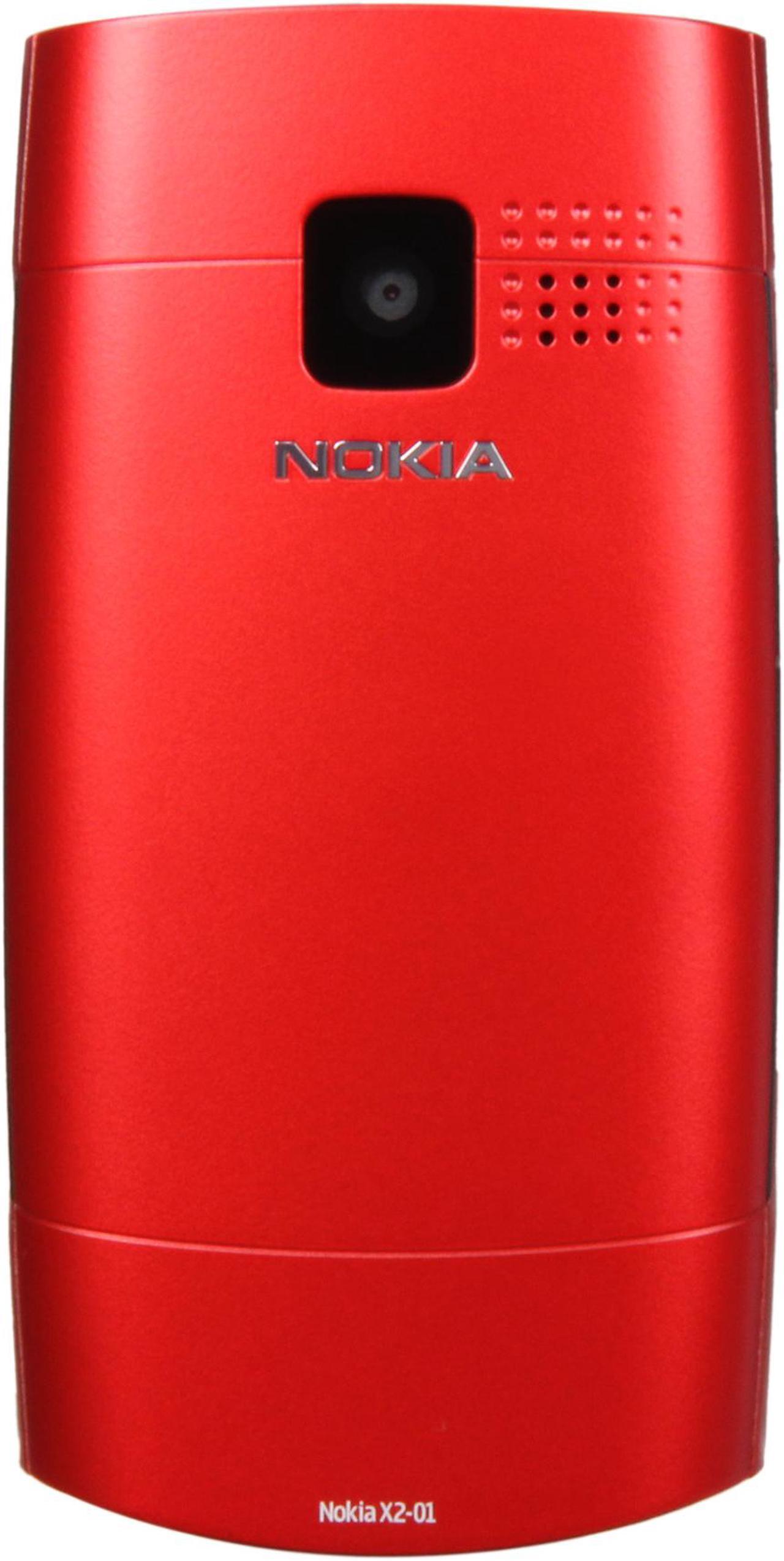 Alt view image 4 of 7 - Nokia  Black/Red Unlocked GSM Bar Phone with Full QWERTY Keyboard / Bluetooth v2.1 (X2-01)