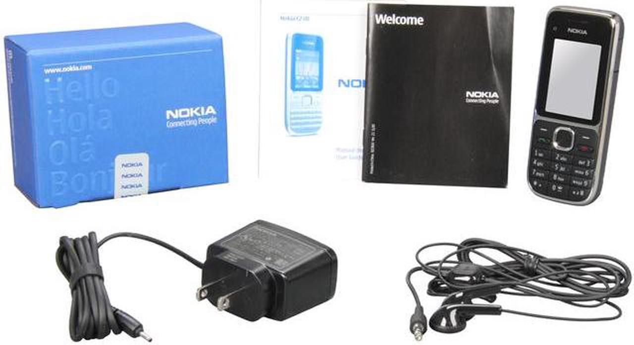 Alt view image 7 of 7 - Nokia C2-01 Unlocked GSM Bar Phone with 3.2MP Camera 2.0" Black