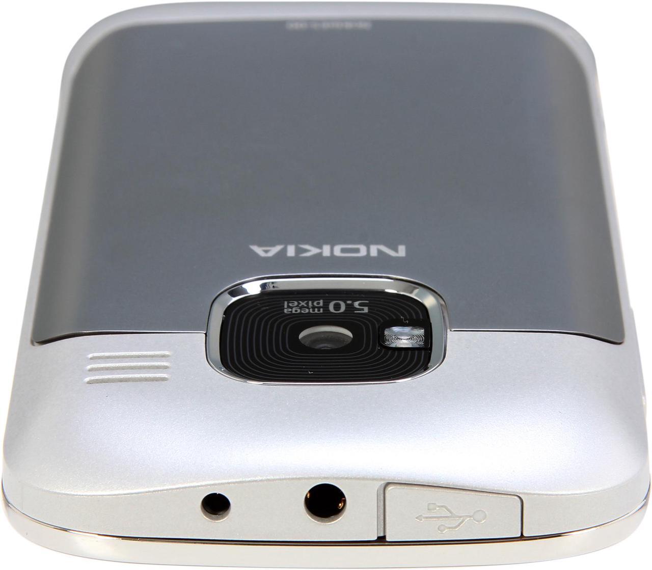 Alt view image 6 of 7 - Nokia E5-00 Chrome 3G Unlocked GSM Smart Phone w/ 5MP Camera / GPS / Wi-Fi (E5-00)