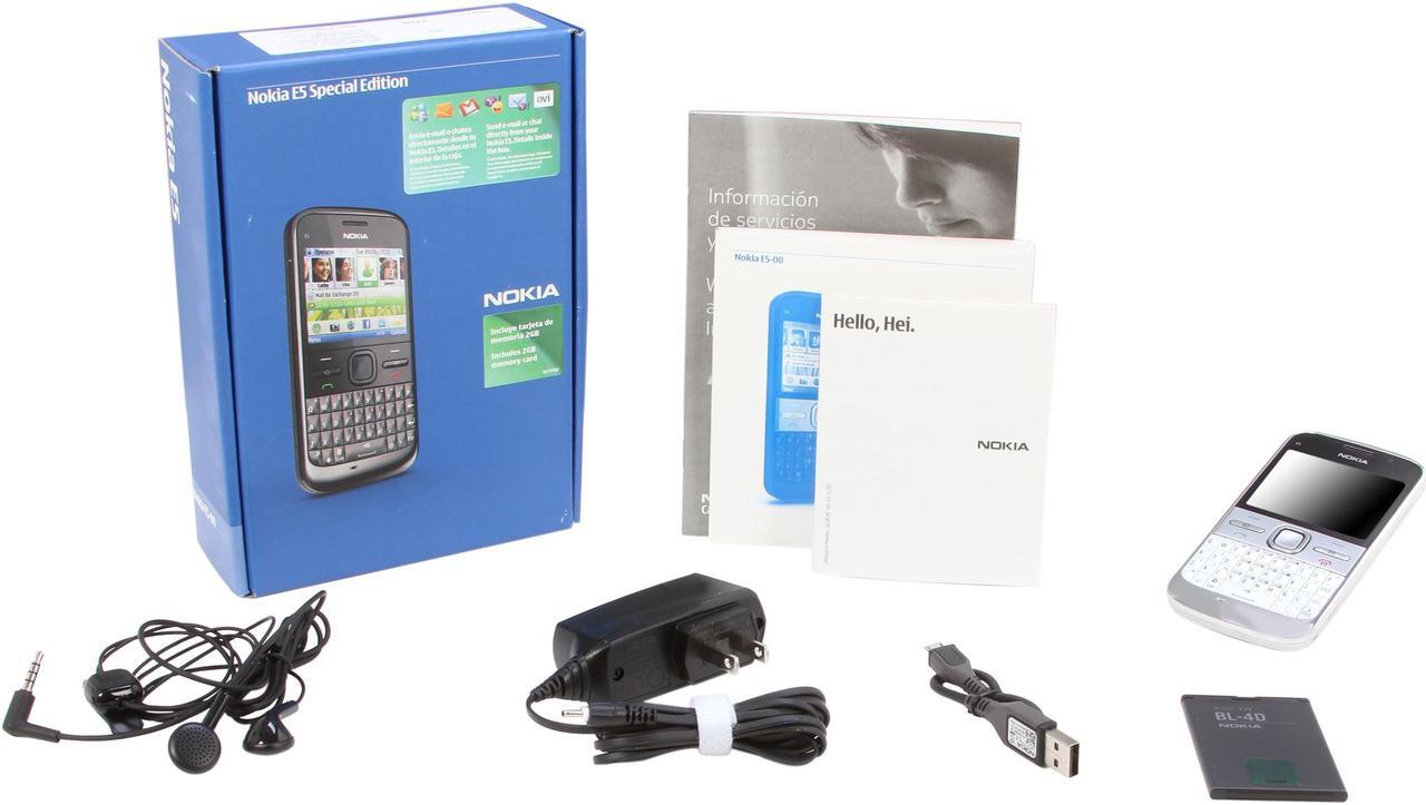 Alt view image 7 of 7 - Nokia E5-00 Chrome 3G Unlocked GSM Smart Phone w/ 5MP Camera / GPS / Wi-Fi (E5-00)