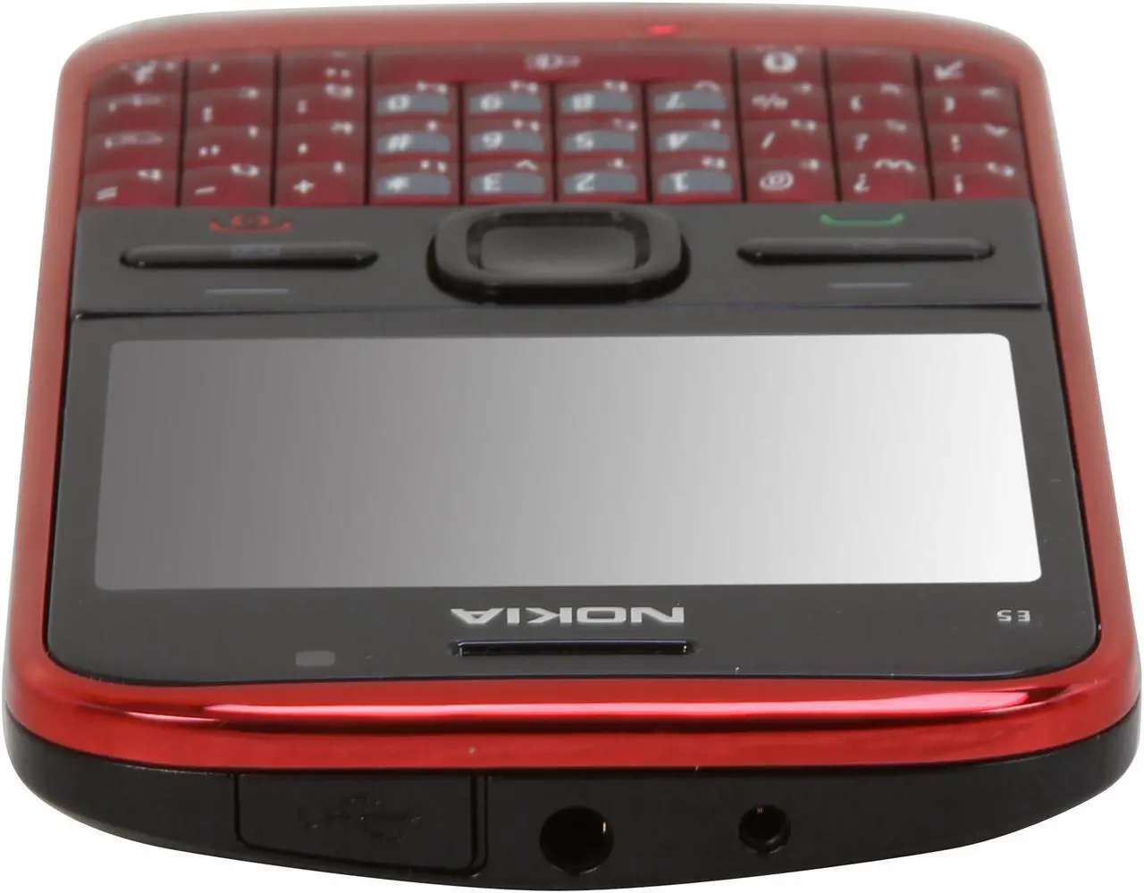 Alt view image 6 of 7 - Nokia E5-00 Red 3G Unlocked GSM Smart Phone w/ 5MP Camera / GPS / Wi-Fi (E5-00)