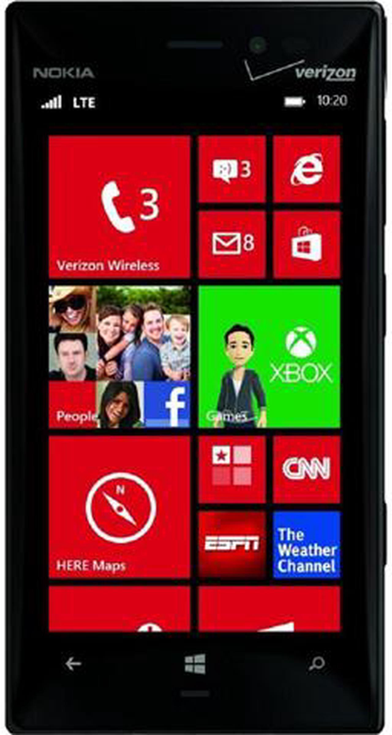 Main image of Nokia Lumia 928 RM-860 4G LTE 32GB Verizon/Unlocked GSM Windows Phone 4.5" Black 1GB RAM