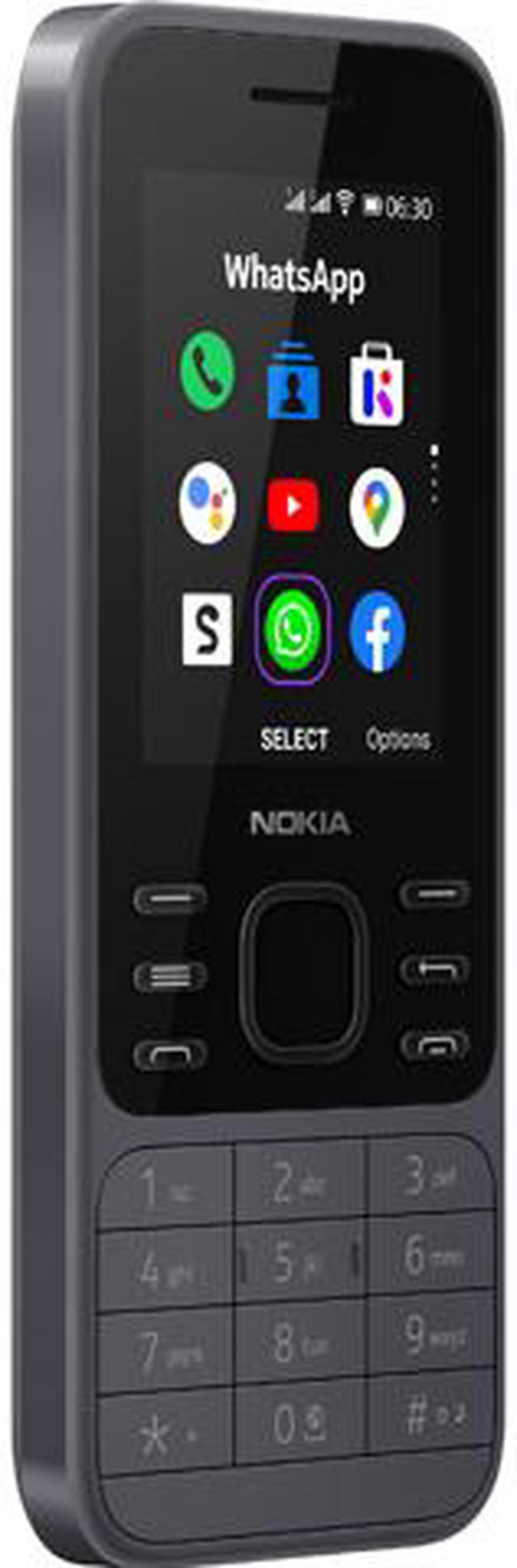 Main image of Nokia 6300 4G TA-1324 4GB GSM Unlocked Dual Sim Phone - Light Charcoal