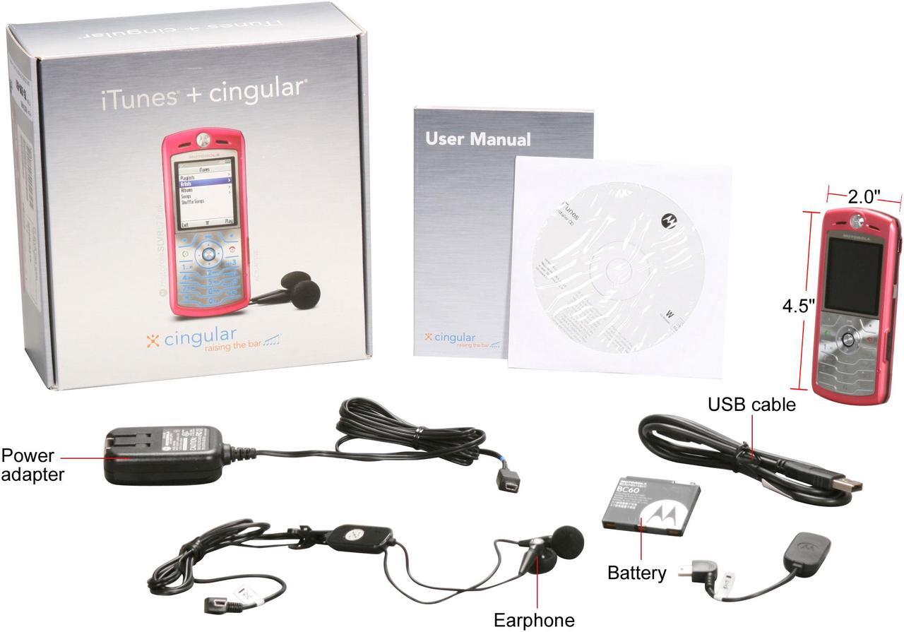Alt view image 10 of 10 - Motorola SLVR pink unlocked GSM Bar phone with 6 hours talk time (L7)