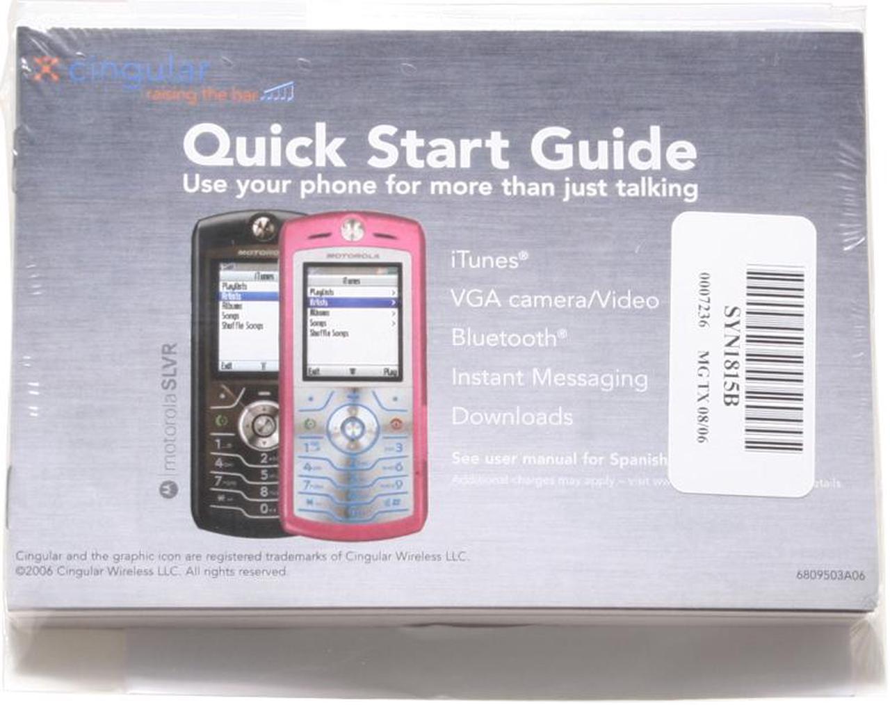 Alt view image 8 of 10 - Motorola SLVR L7 MP3 / Video Player Camera Bluetooth Unlocked GSM Cell Phone 1.9" Black