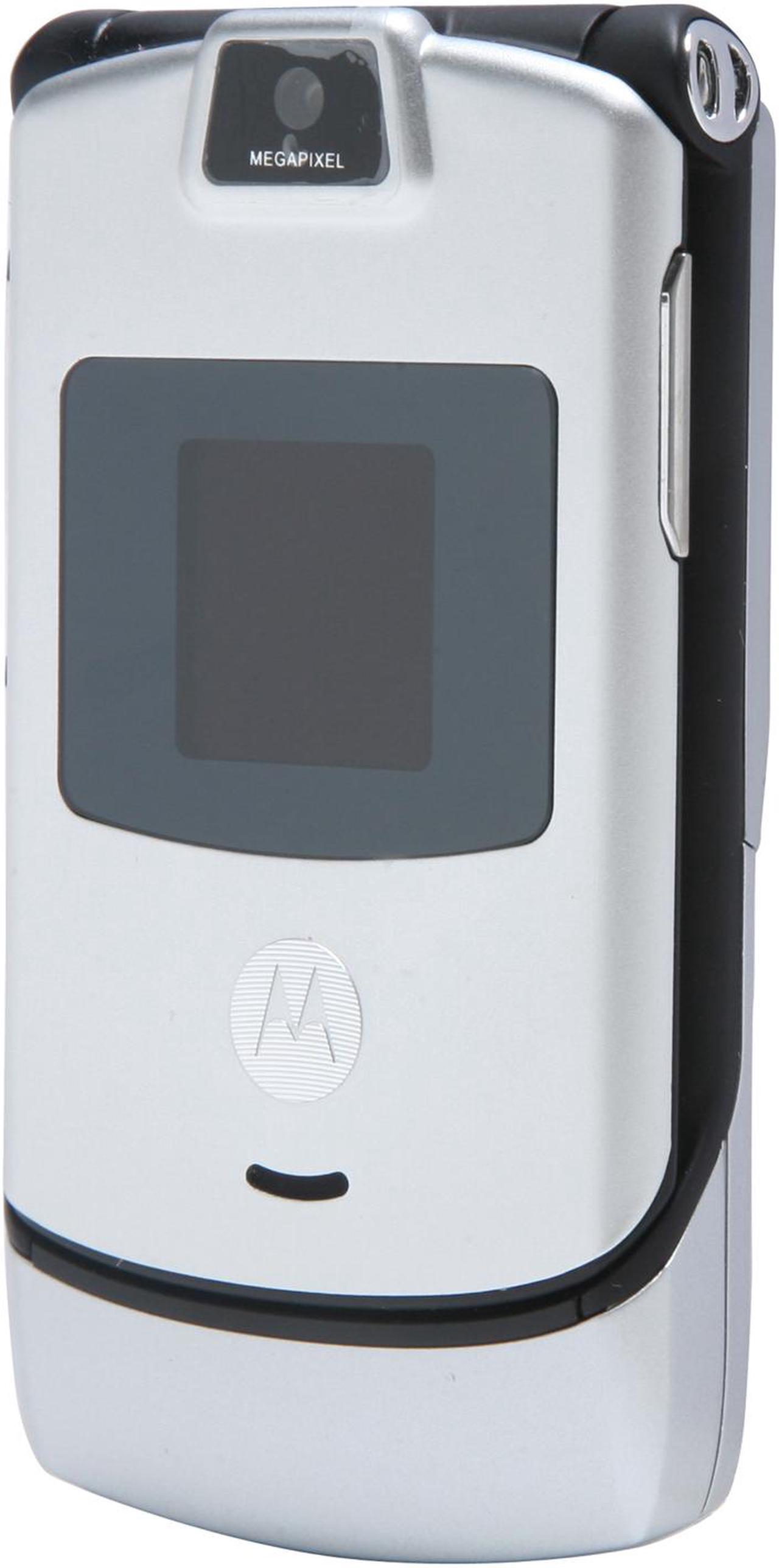 Alt view image 2 of 6 - MOTOROLA RAZR V3m Silver 3G Verizon Cell Phone without contract