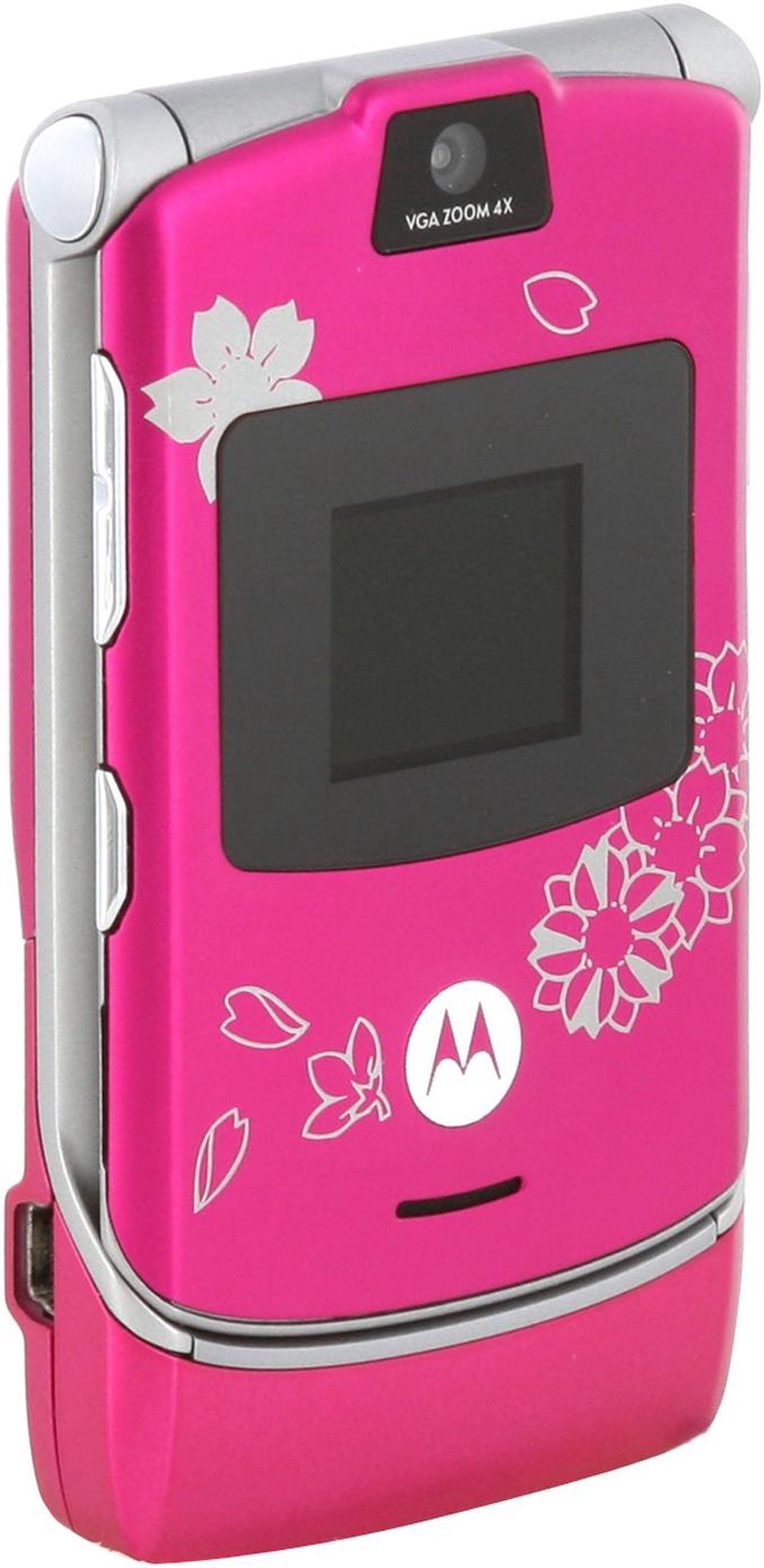 Alt view image 8 of 12 - Motorola RAZR unlocked GSM cell phone with stylish design (V3)