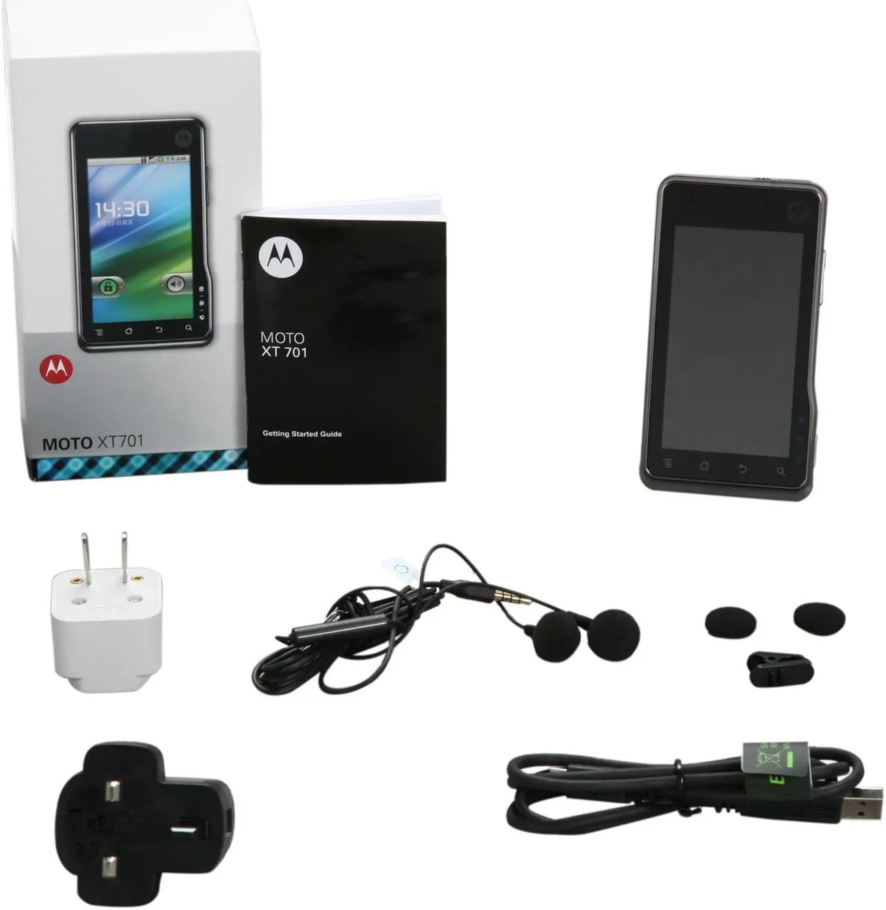 Alt view image 7 of 7 - Motorola XT701 Black Unlocked Smart Phone with Android OS